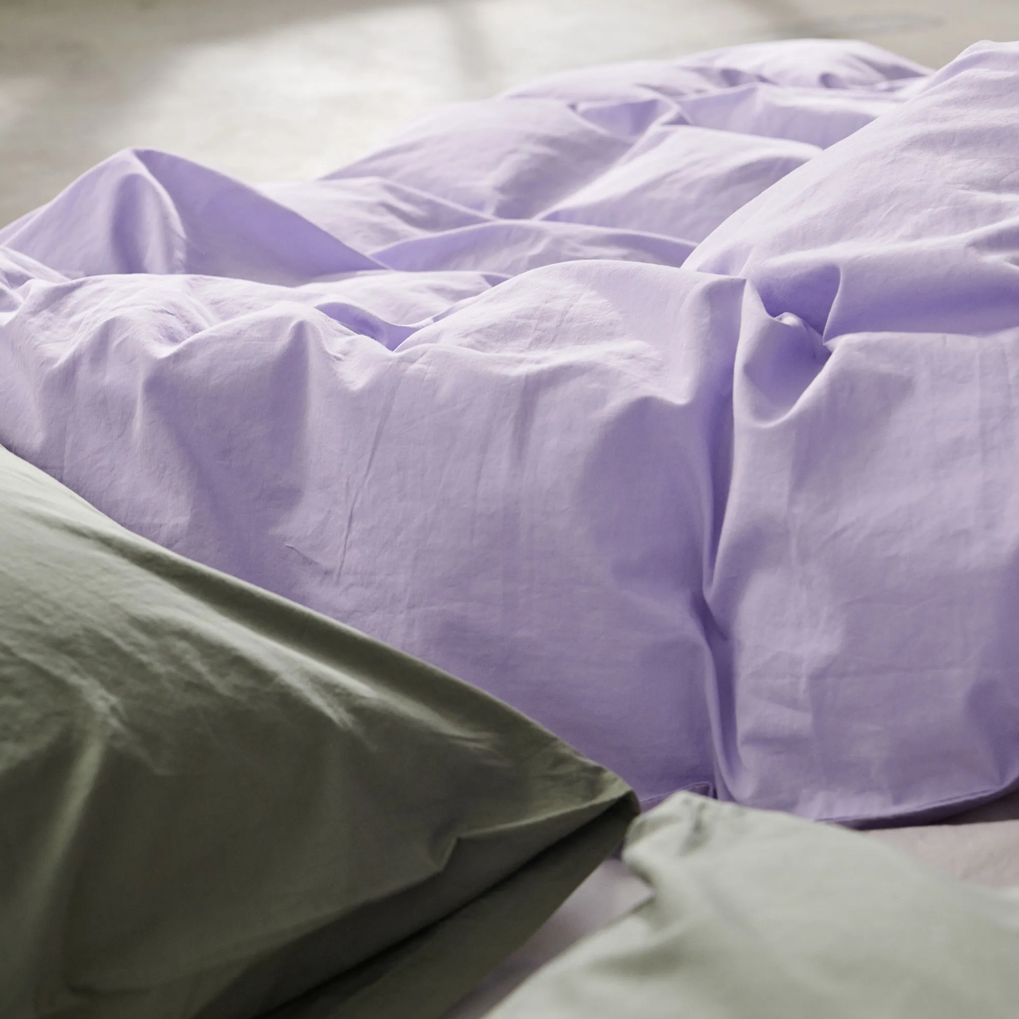 Percale örngott enfärgat 50x60cm