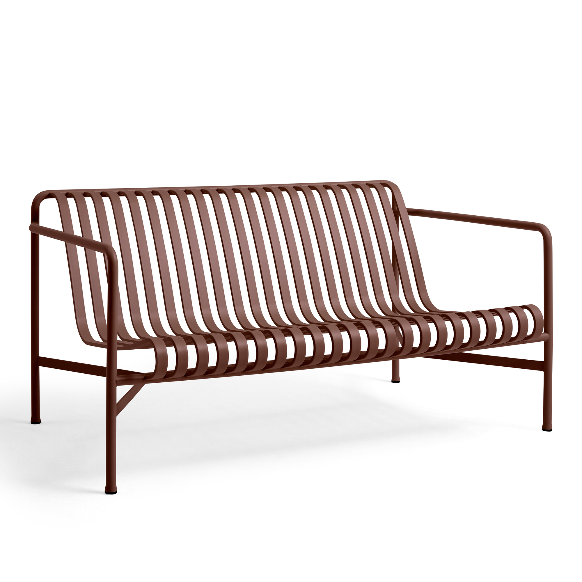 HAY - Palissade Lounge Sofa - Iron Red - Utomhussoffor - Ronan & Erwan Bouroullec