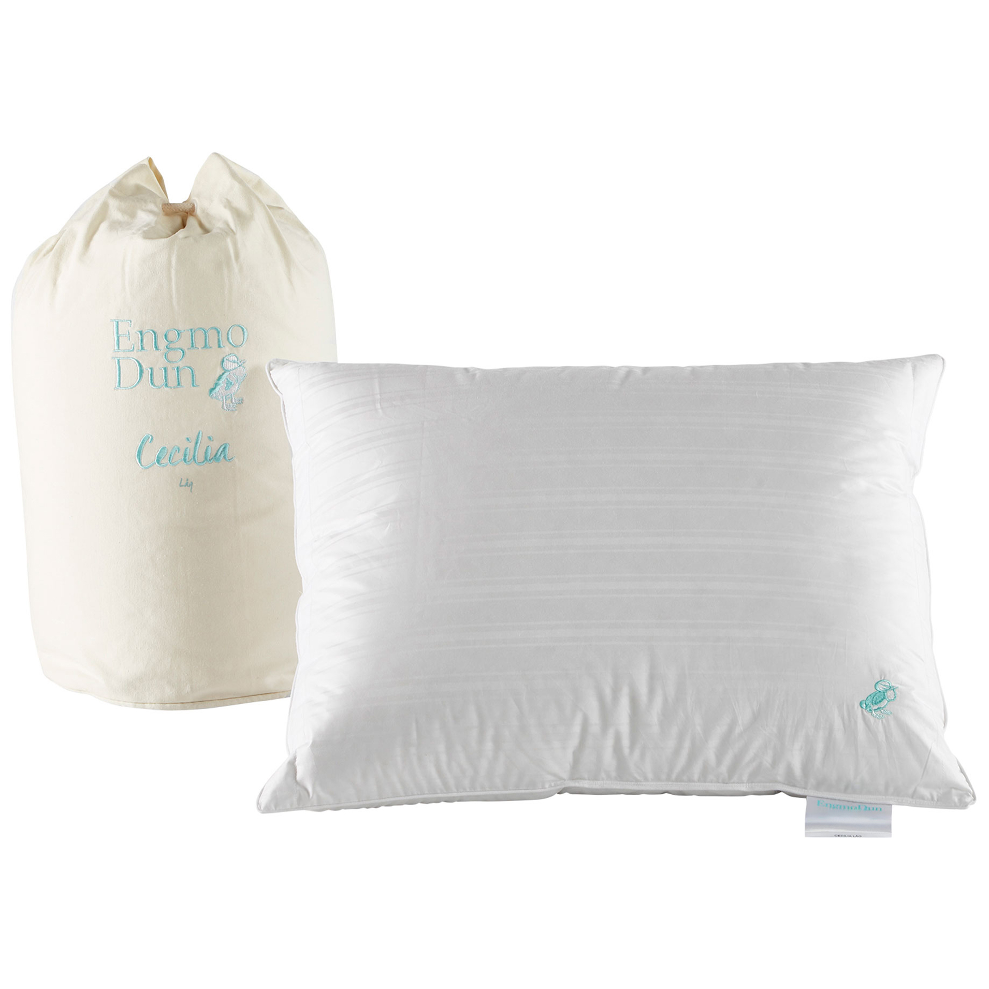 Engmo Dun - Cecilia Dunkudde, Låg, 50x60 cm - Kuddar - Vit | Textilier - Sovrumstextilier - Kuddar | Möbelexperten