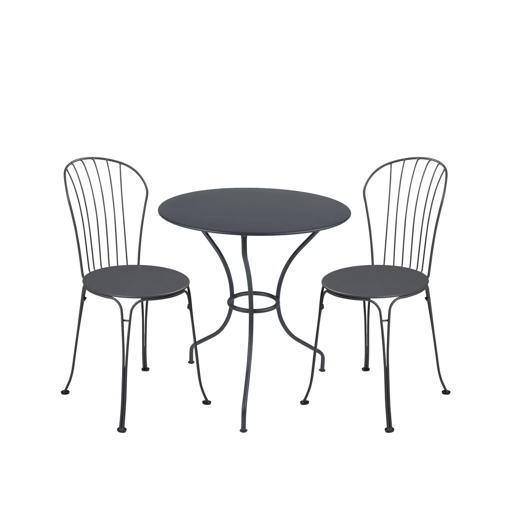 Opéra+ matgrupp pedestalbord Ø67cm & 2 stolar