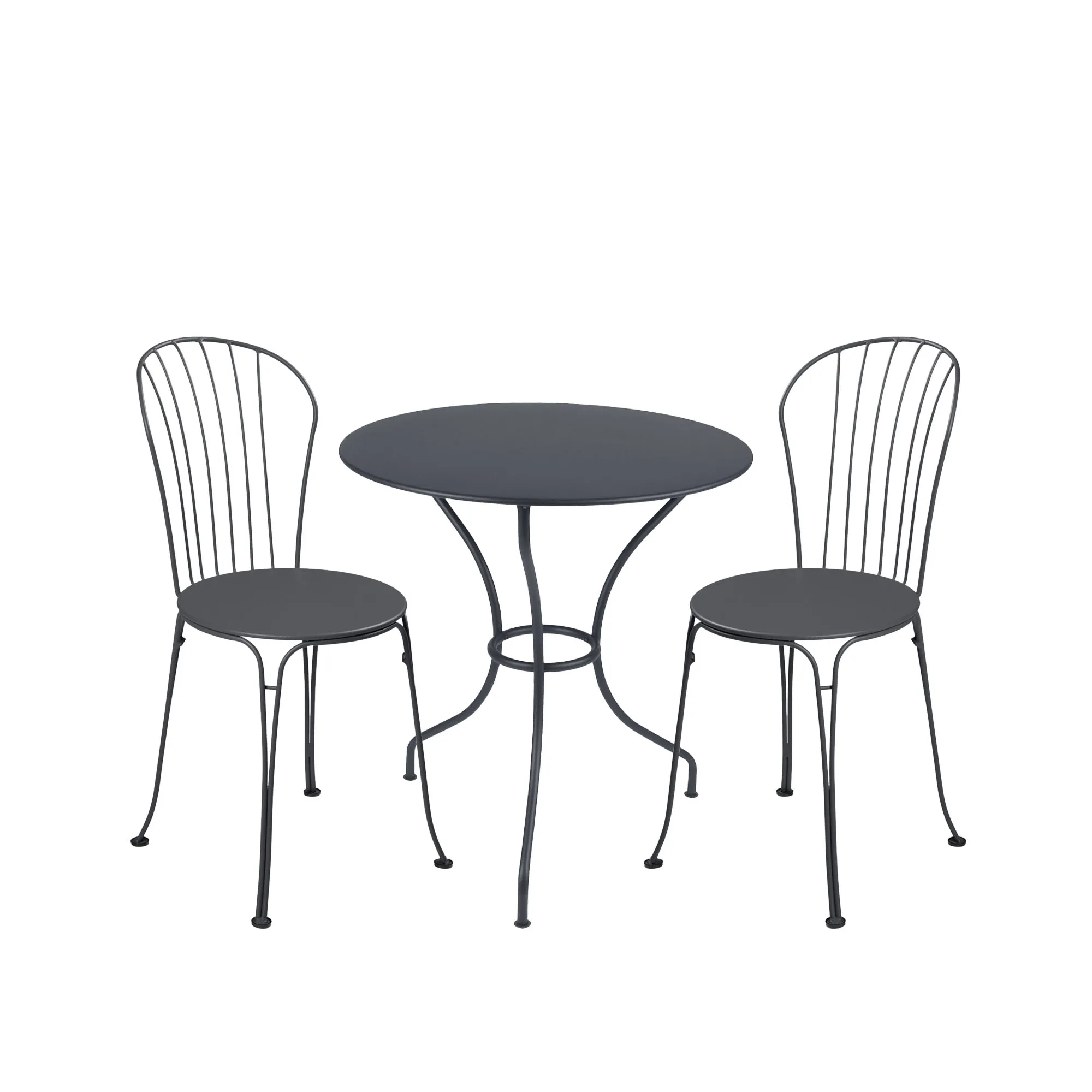 Opéra+ matgrupp pedestalbord Ø67cm & 2 stolar