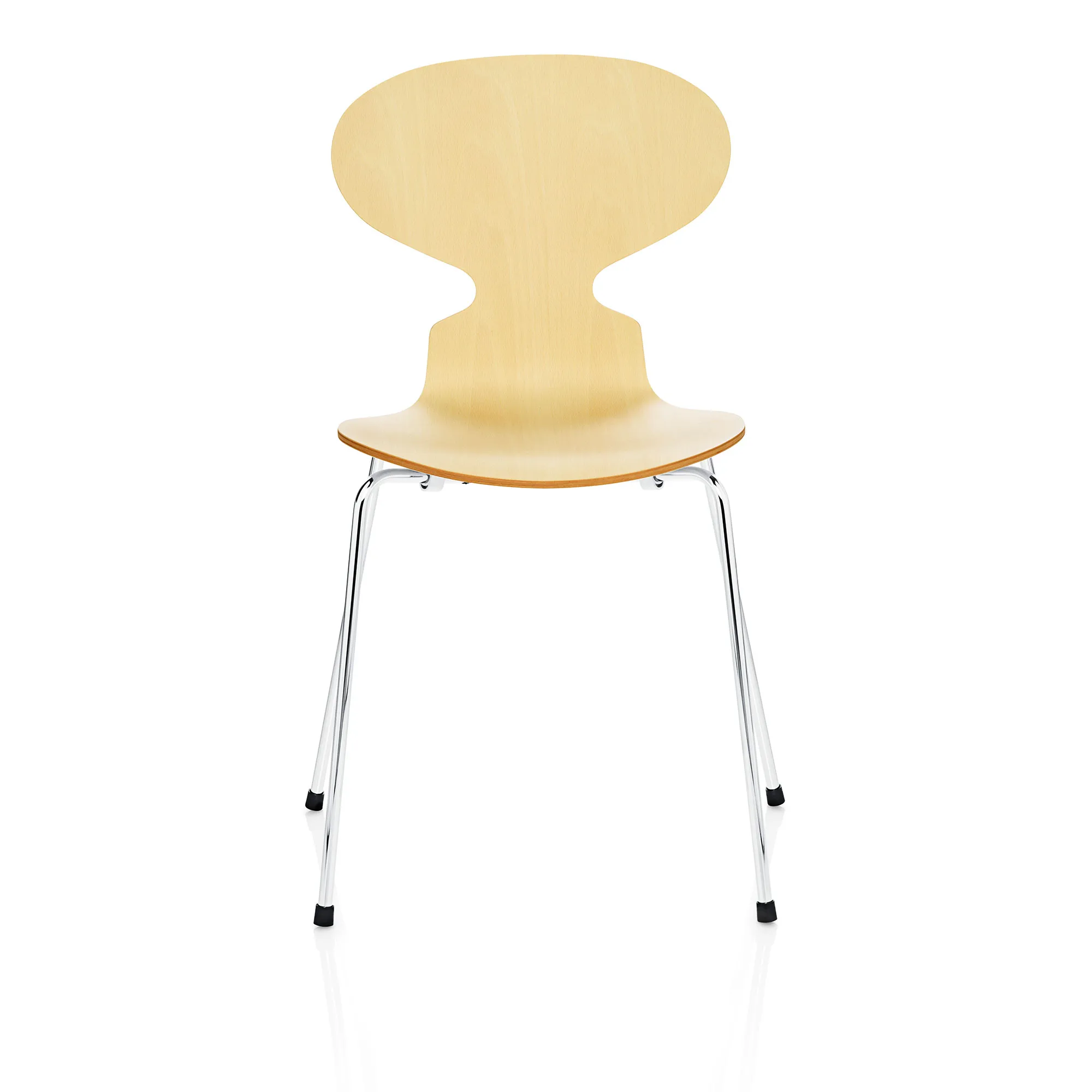 3101 Myran stol Clear Lacquered Veneer Chrome