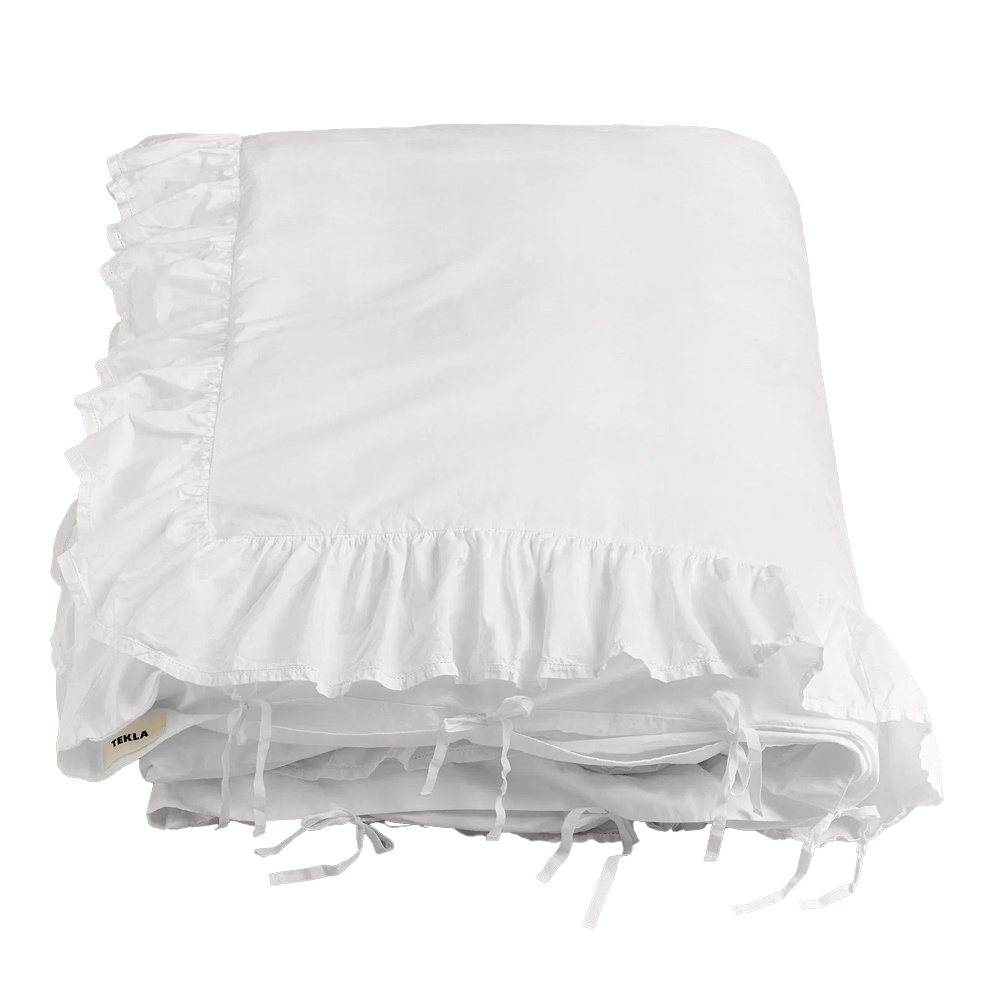 Tekla - Percale, Broderie Anglaise, Single Duvet Cover - Broken White/Elodie, 150X210 - Påslakan - Elodie Ouedraogo | Textilier - Sovrumstextilier - Påslakan | Möbelexperten