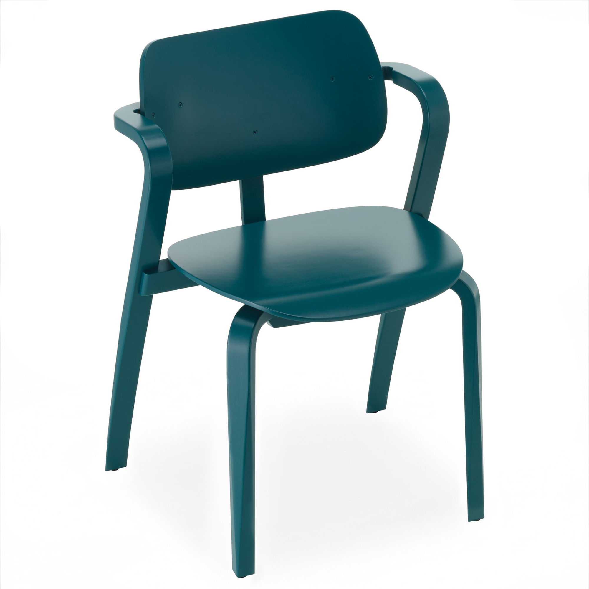 Artek - Aslak Chair Petrol - Matstolar - Ilmari Tapiovaara - Gr&ouml;n - Tr&auml;