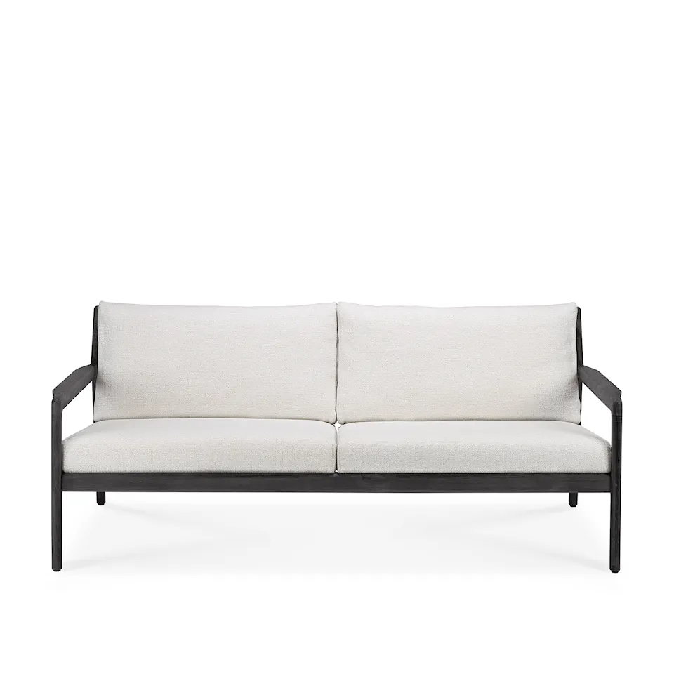 Jack Outdoor Sofa 2-seater Black Teak