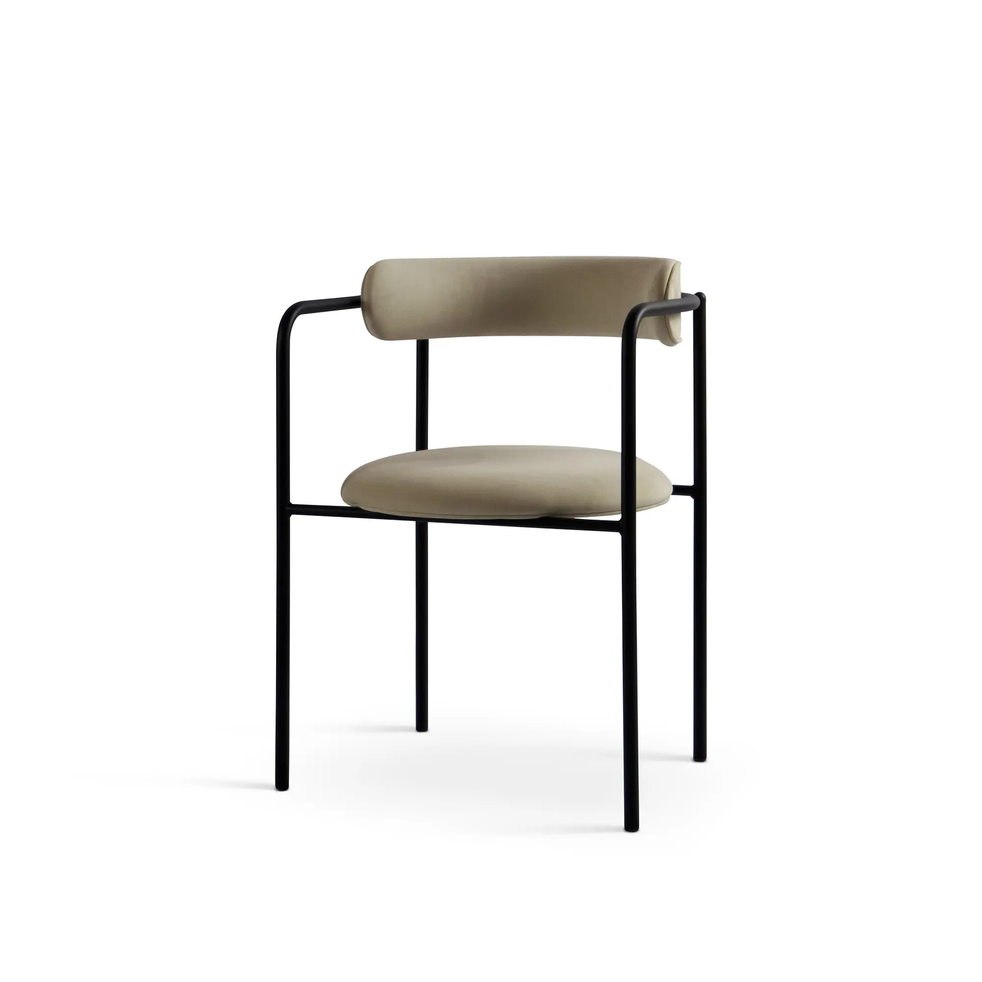 FF Chair Rounded Black Legs