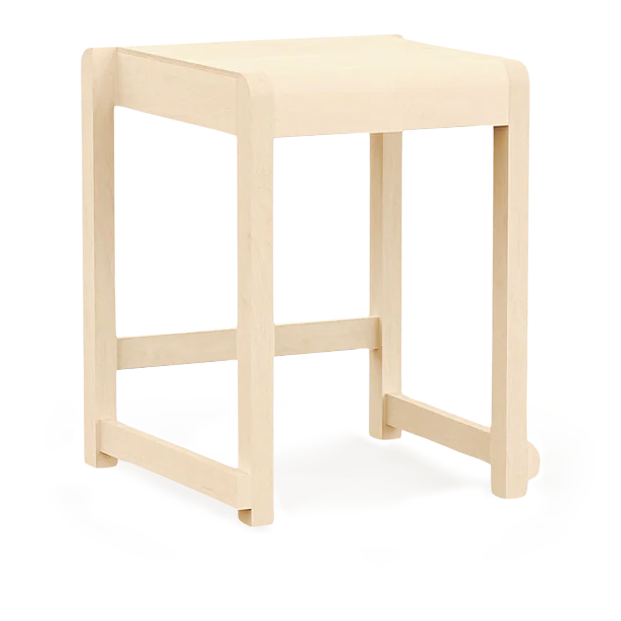 Frama - Low Stool 01 sittpall natural birch - Pallar - Beige - Tr&auml;