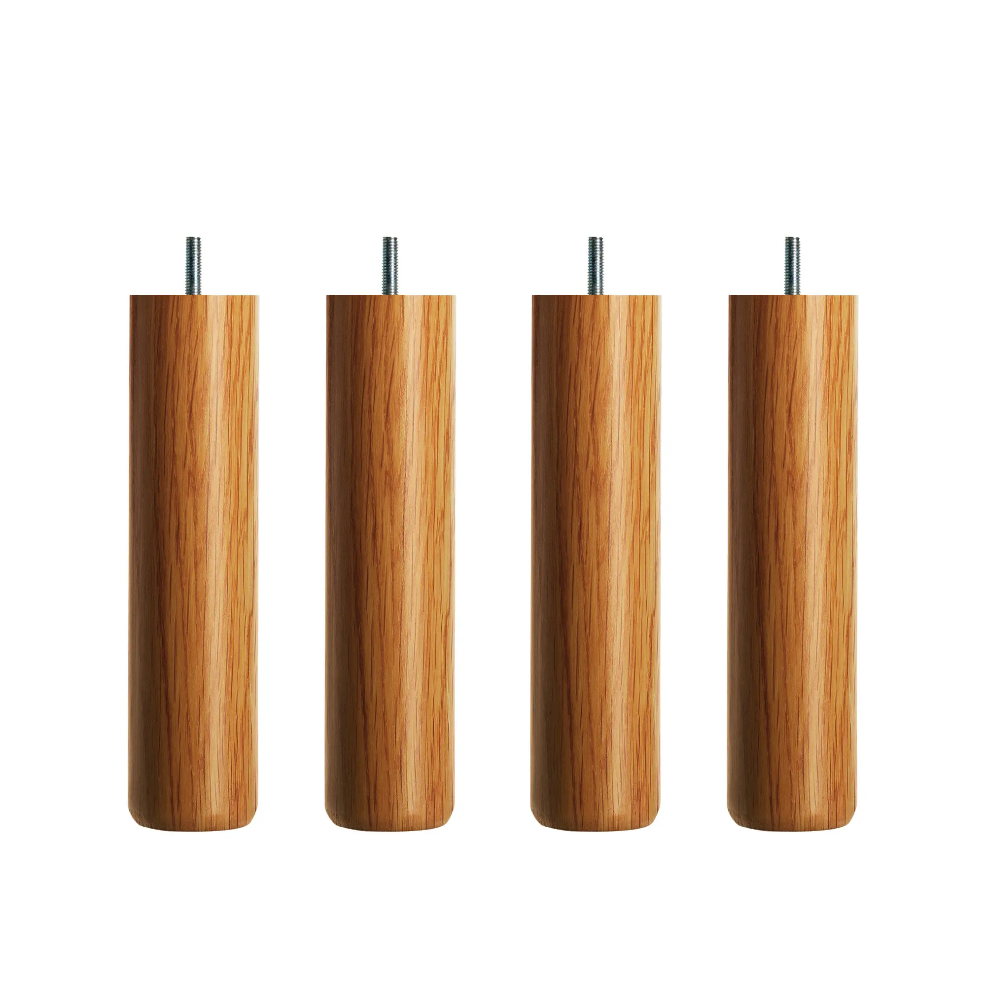 DUX Inspiration sängben runda oljad ek 4-pack