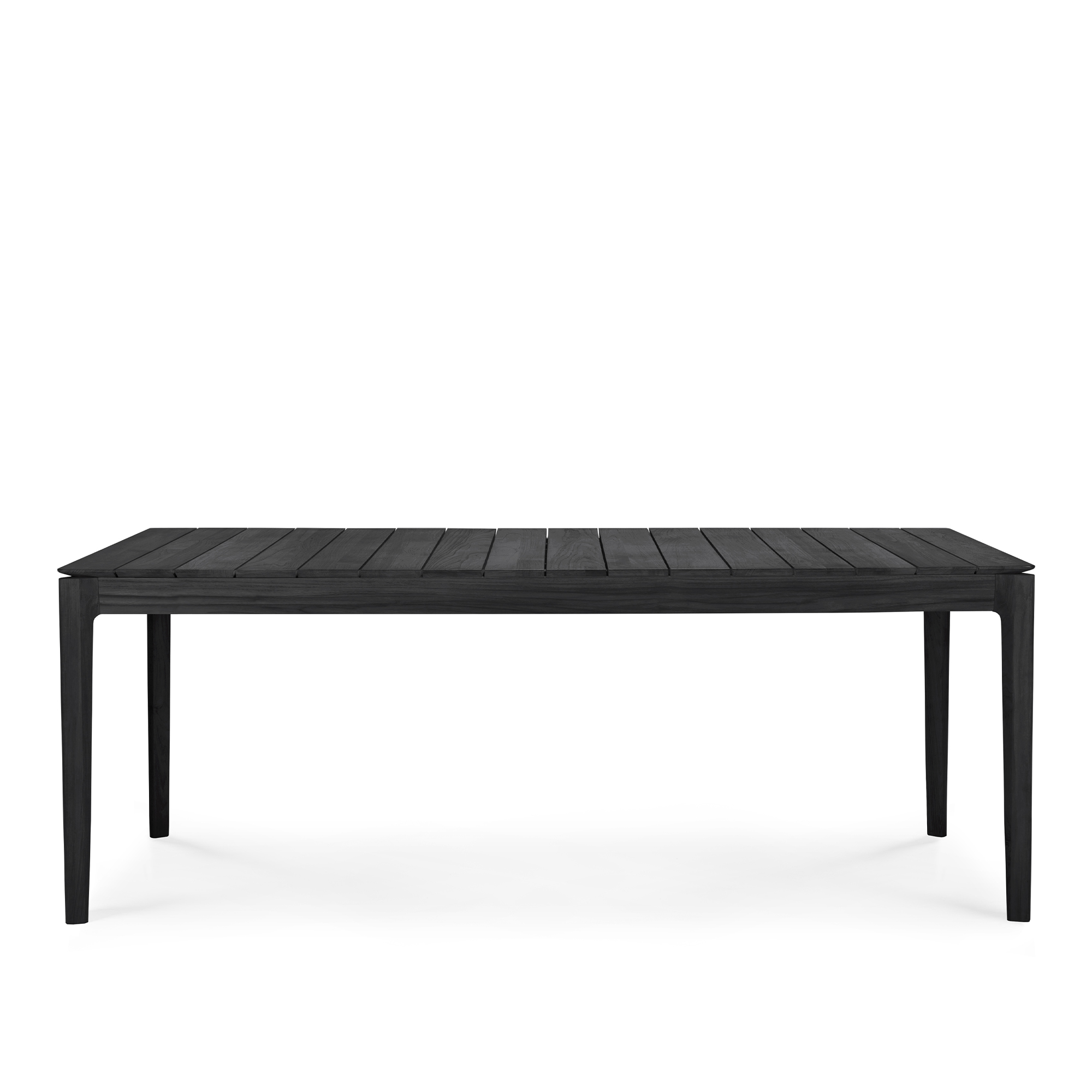Ethnicraft - Bok Outdoor Dining Table 200x100 - Teak Black - Matbord utomhus - Svart - Trä | Utemöbler - Utebord - Matbord Utomhus | Möbelexperten