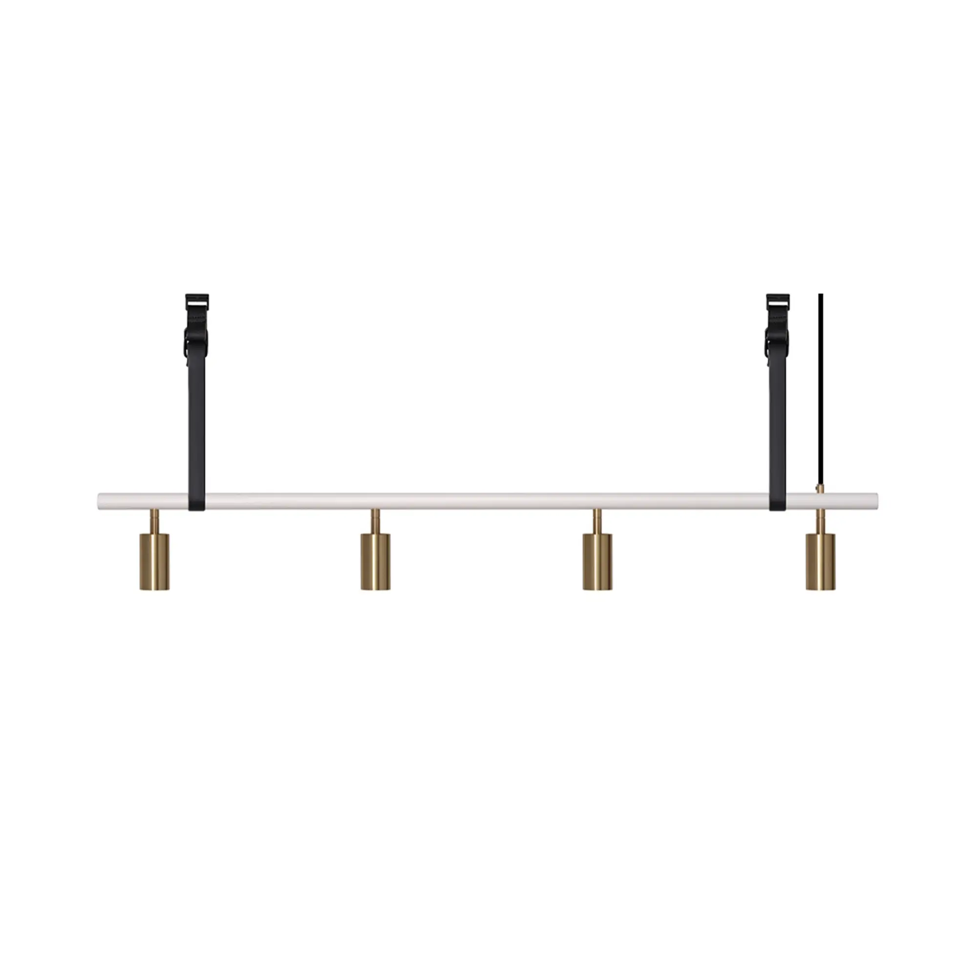 Long John 4 White/Brass