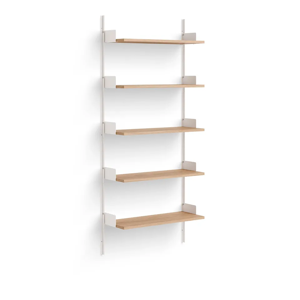 New Works Wall Shelf 190 - Black Ash/Black