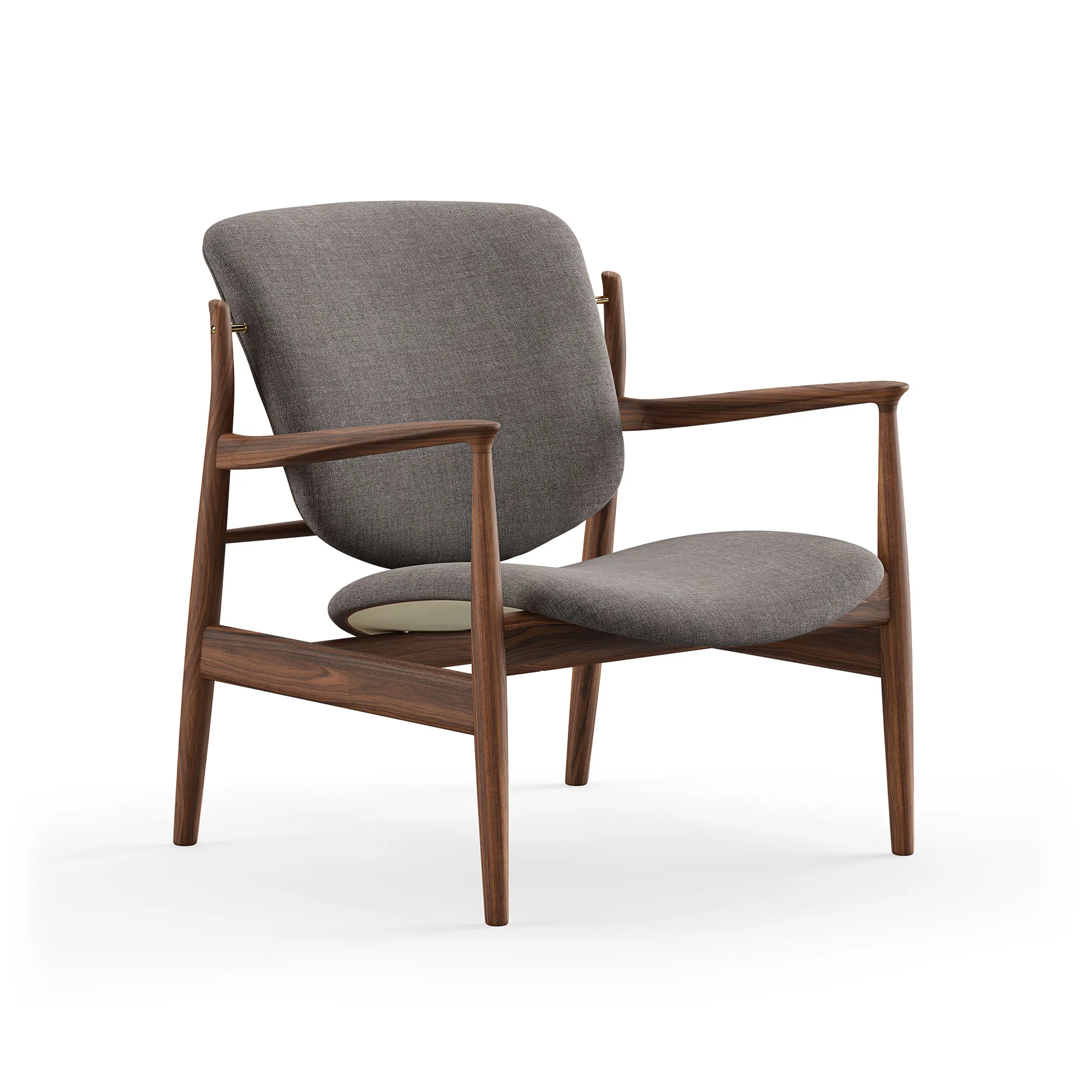 France fåtölj Walnut