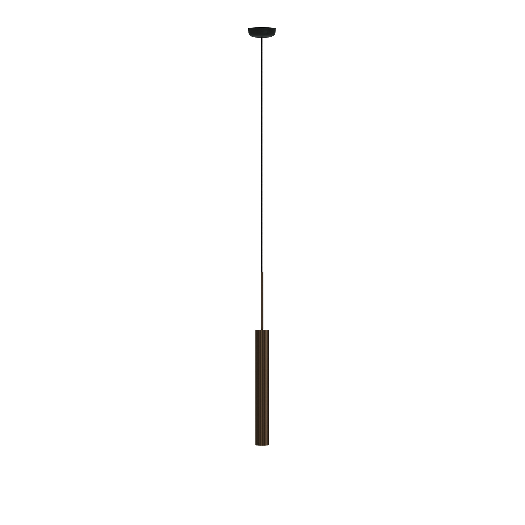 Audo Copenhagen - Tubulaire Pendant Lamp H48 Aluminium Anodized Bronzed - Pendellampor - Kroeyer-Saetter-Lassen - Brons | Belysning - Taklampor - Pendellampor | Möbelexperten