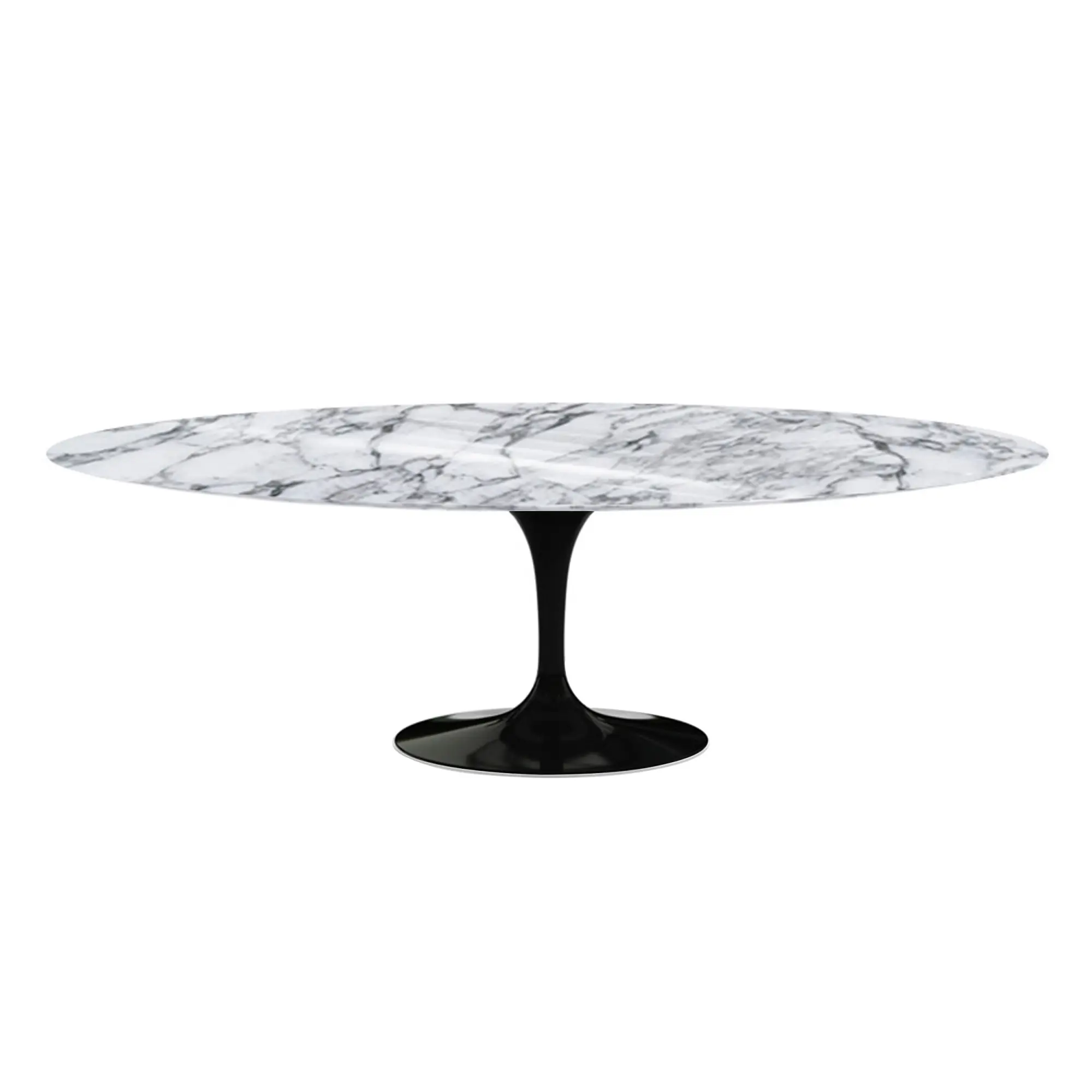 Saarinen Oval matbord 244 cm Black