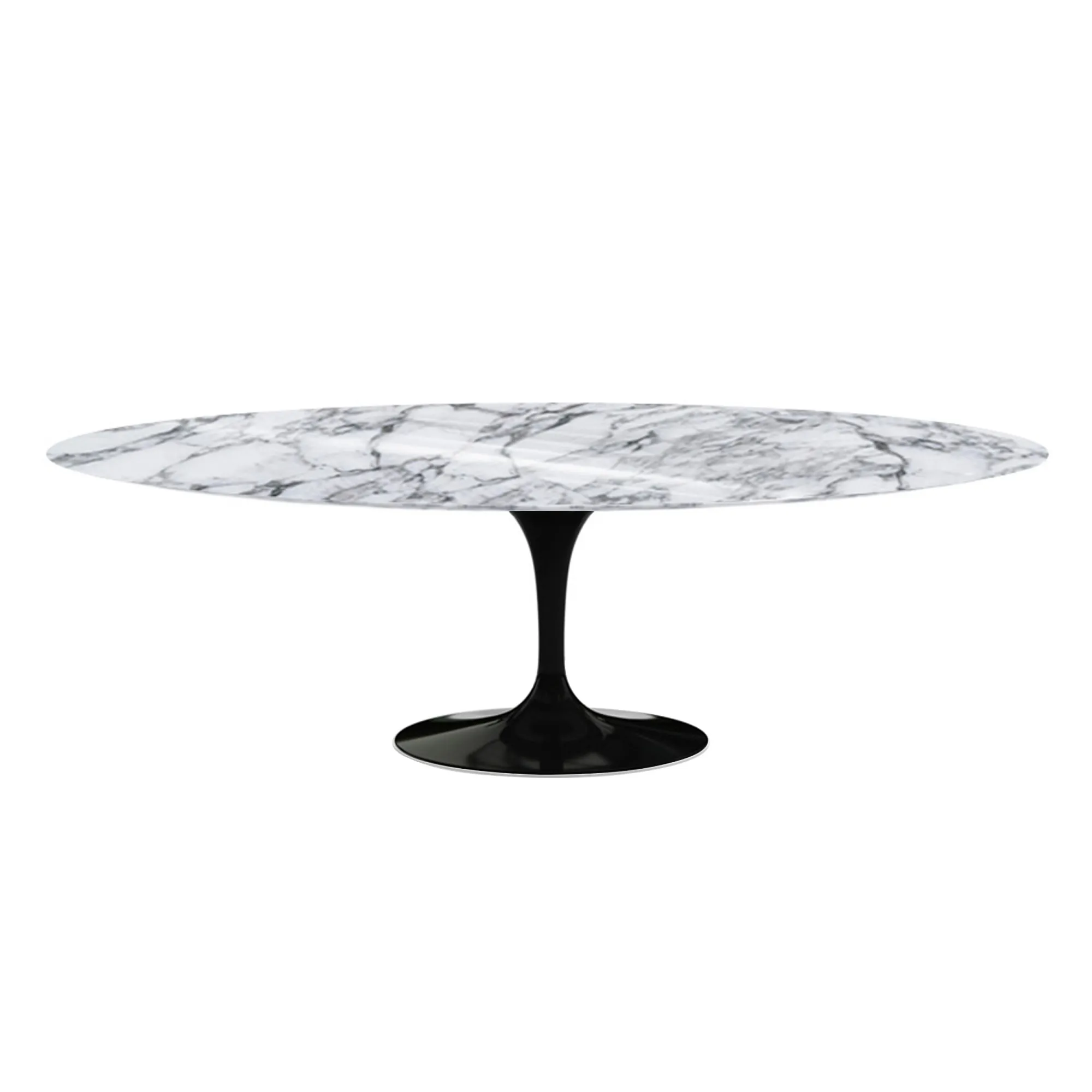 Saarinen Oval matbord 244 cm Black