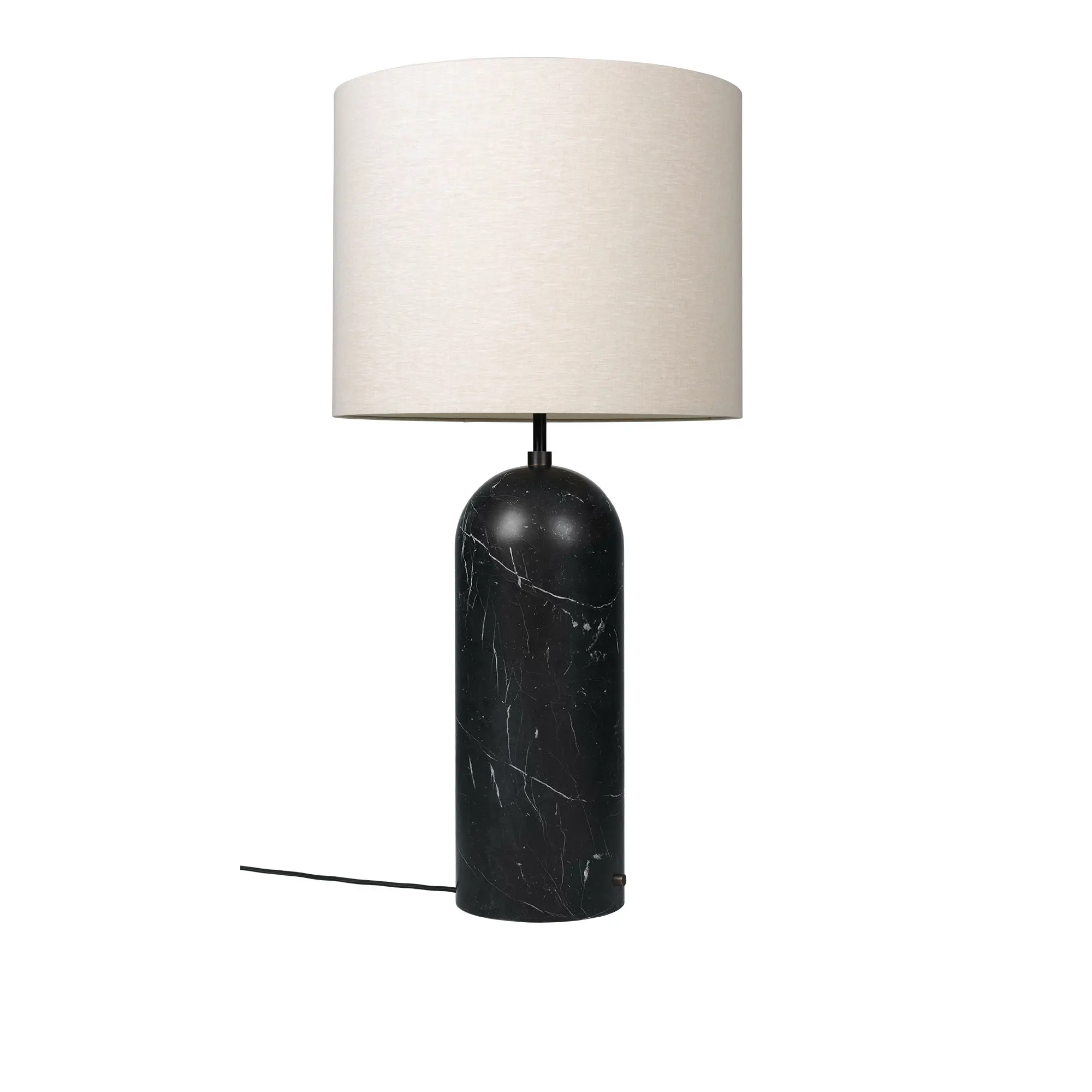 Gravity gulvlampe XL Low svart marmor