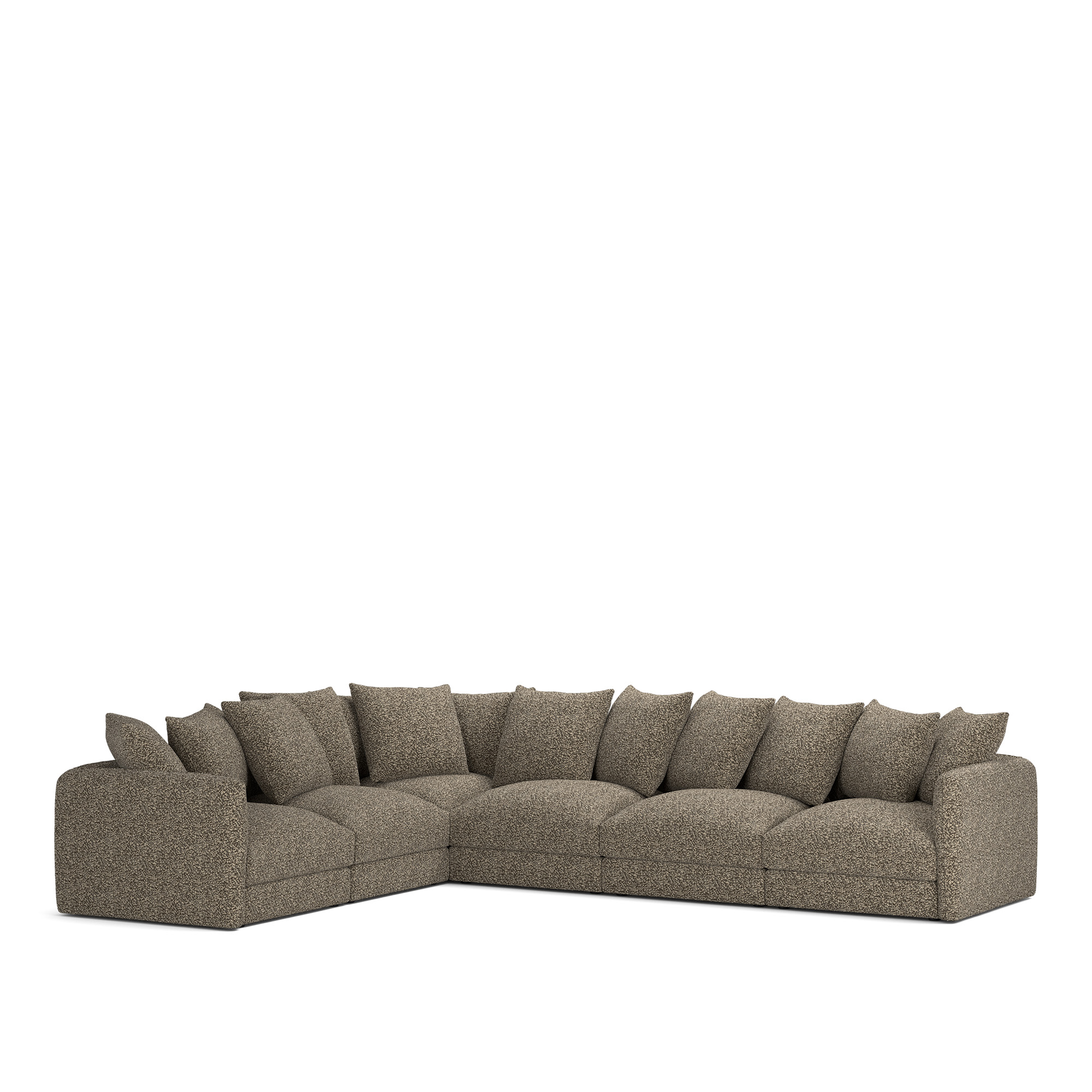 NOGA - Pavarotti 6-Seater Corner Vellus 02 Removable Upholstery - Soffor