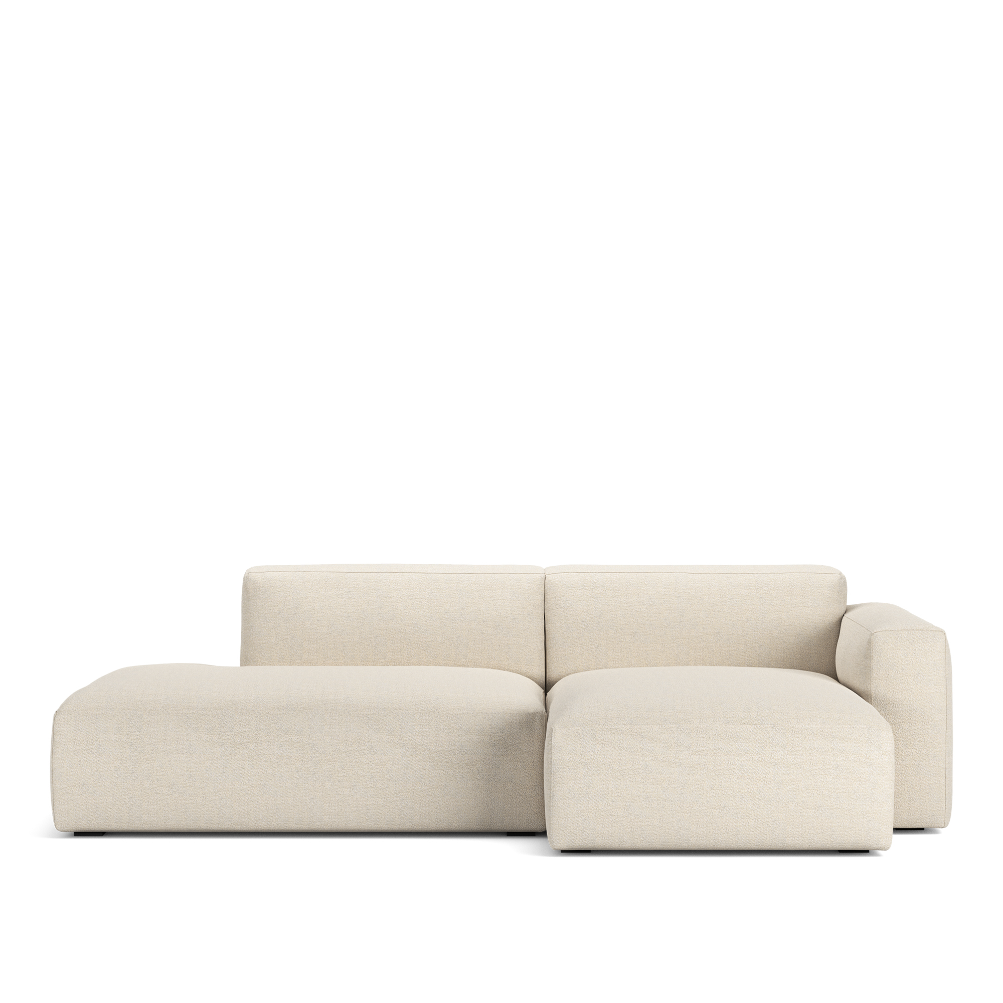 NOGA - Brick 2-Seater Chaise Lounge Open End Left Lario 38 Removable Upholstery - Soffor