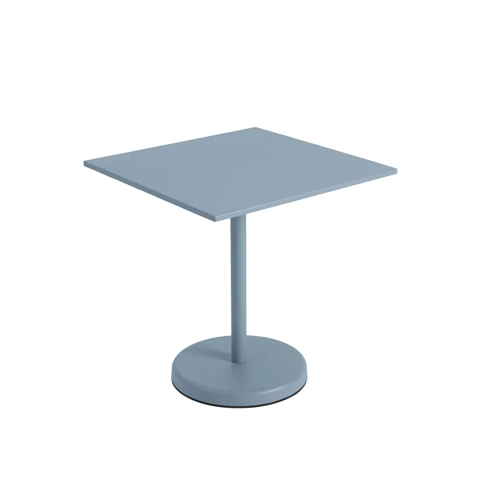 Linear Steel Café Table 70 x 70 h