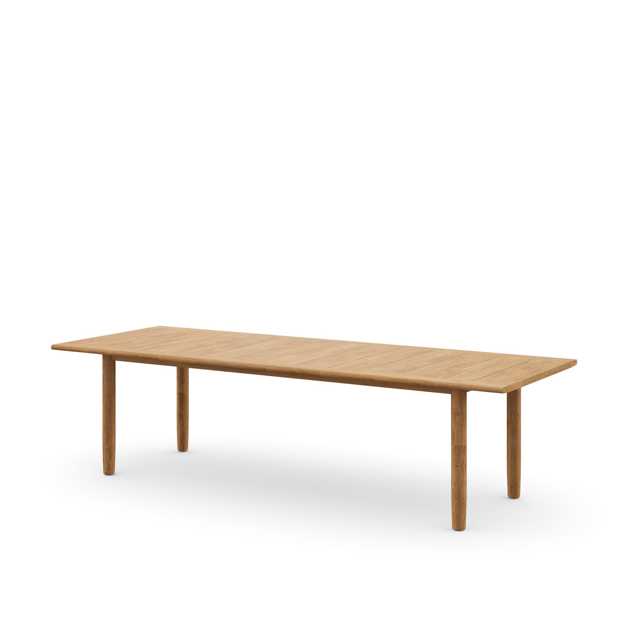 Dedon - Tibbo Dining Table 278 cm - Matbord utomhus - Edward Barber & Jay Osgerby - Brun,Träfärgad - Trä