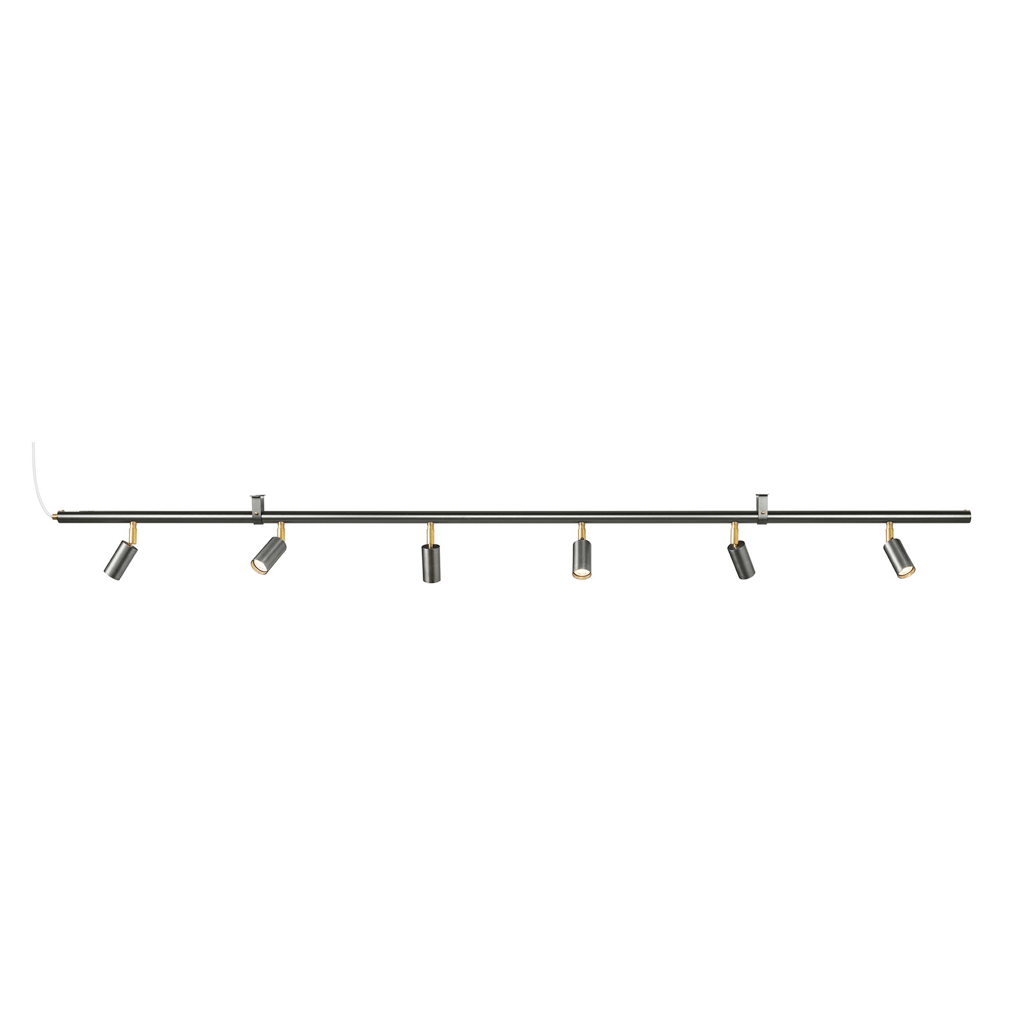 Örsjö Belysning - Starlight 6 spotlights – Raw steel - Spotlights - Jonas Bohlin - Silver - Metall | Belysning - Taklampor - Spotlights | Möbelexperten