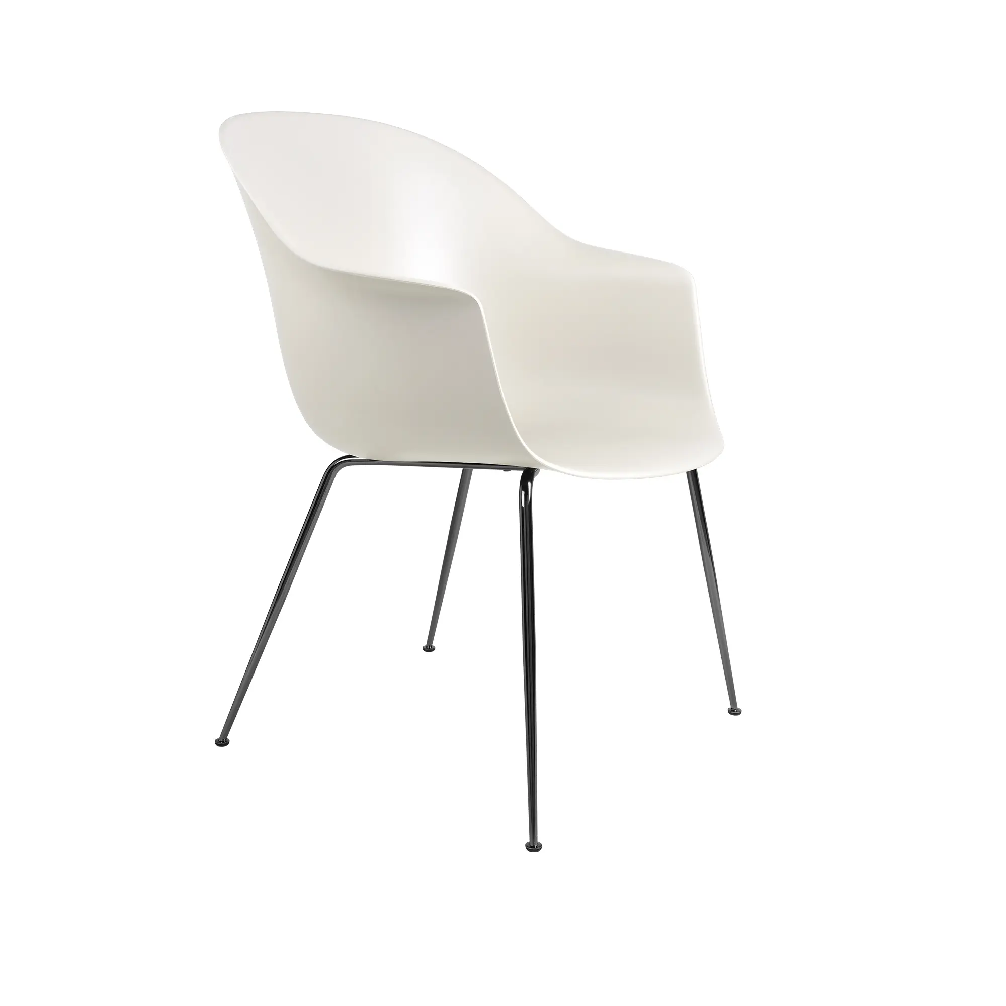 Bat matstol Alabaster White