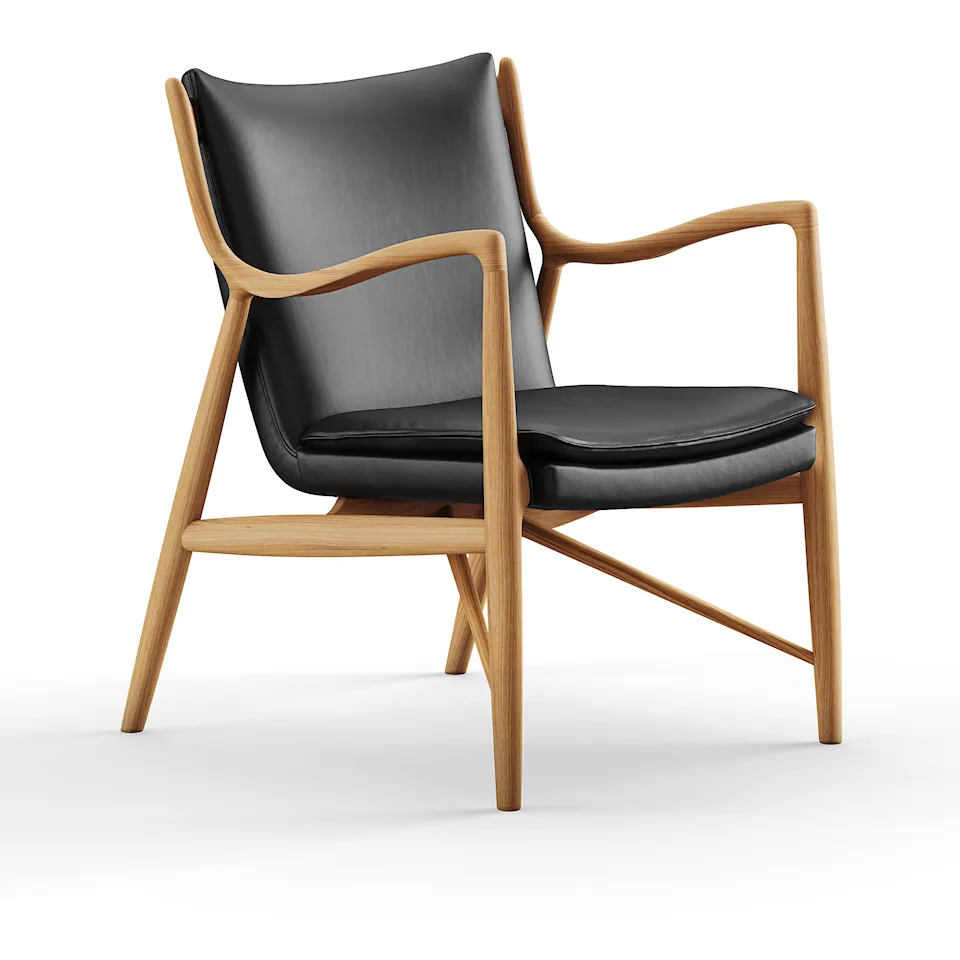 45 fåtölj Dark oiled oak