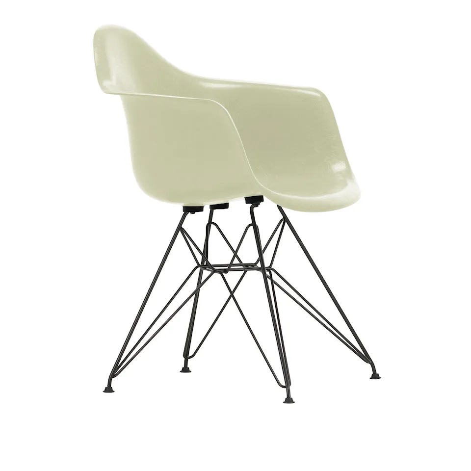 Eames Fiberglass Armchair DAR karmstol Basic Dark