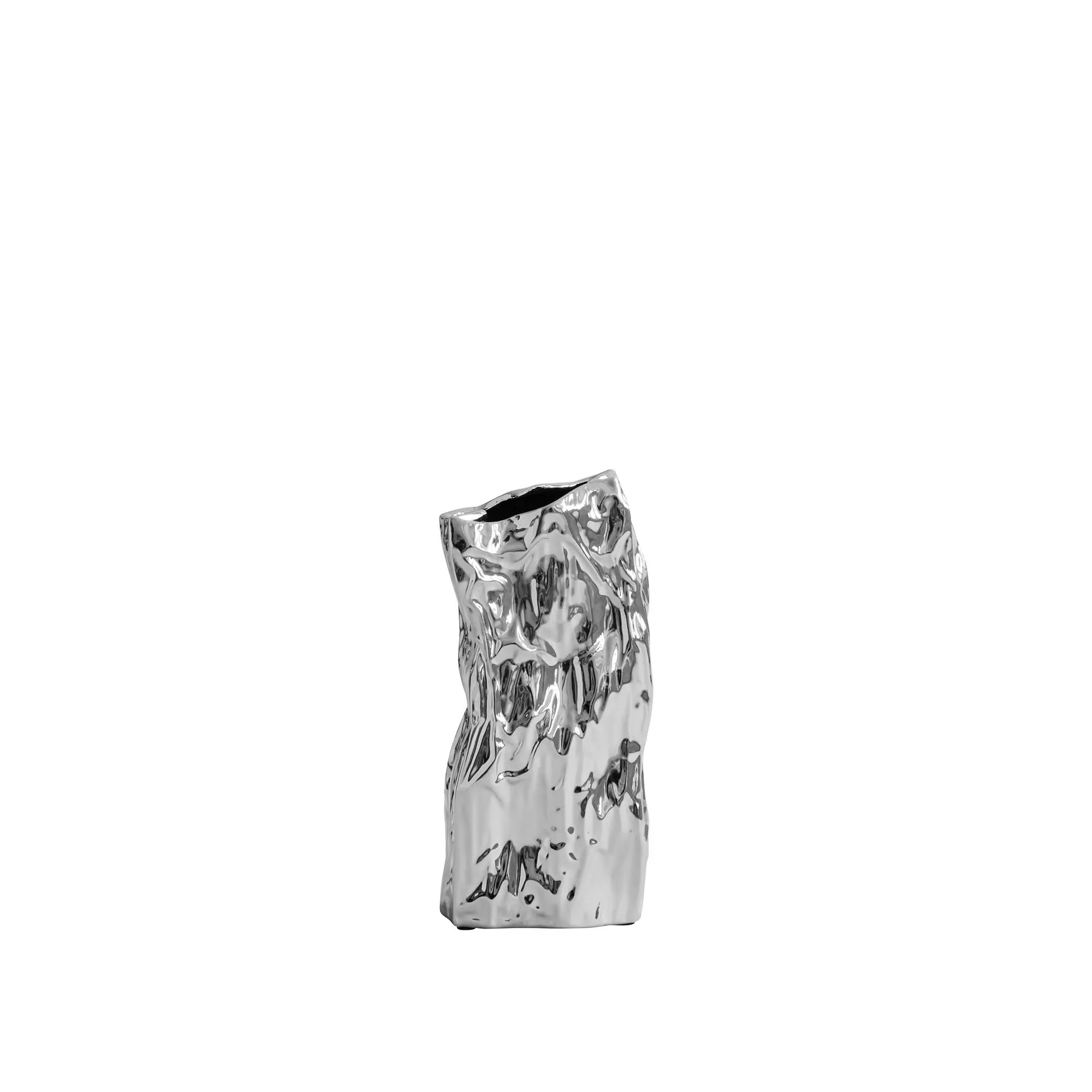 Kami Vase Chrome