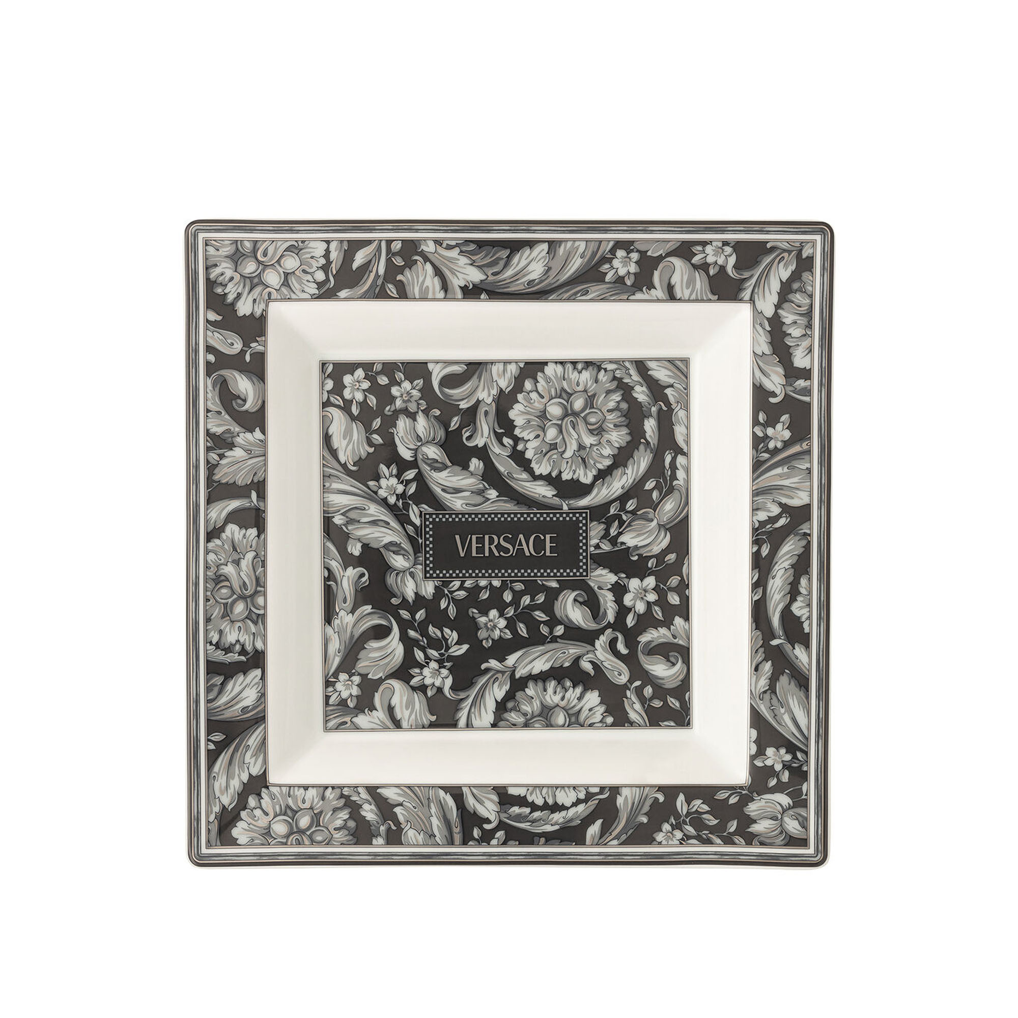 Versace - Barocco Haze, Fat 22 cm - Uppläggningsfat - Flerfärgad