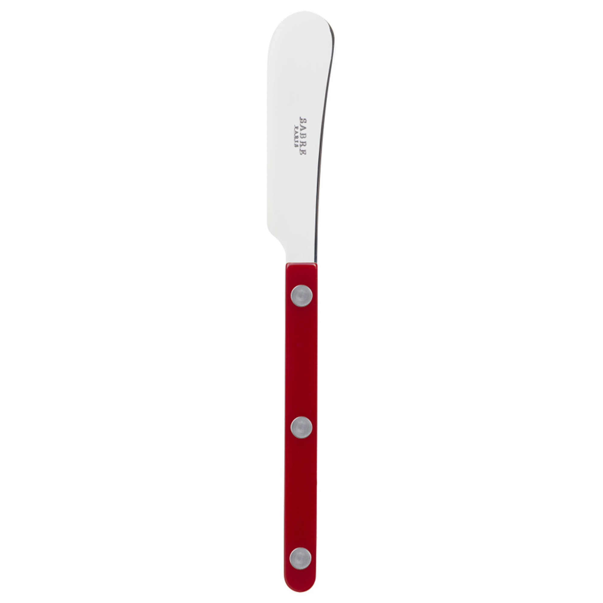 Sabre Paris - Bistrot Butter Spreader Solid - Burgundy - Smörknivar - Röd | Servering - Bestick - Smörknivar | Möbelexperten