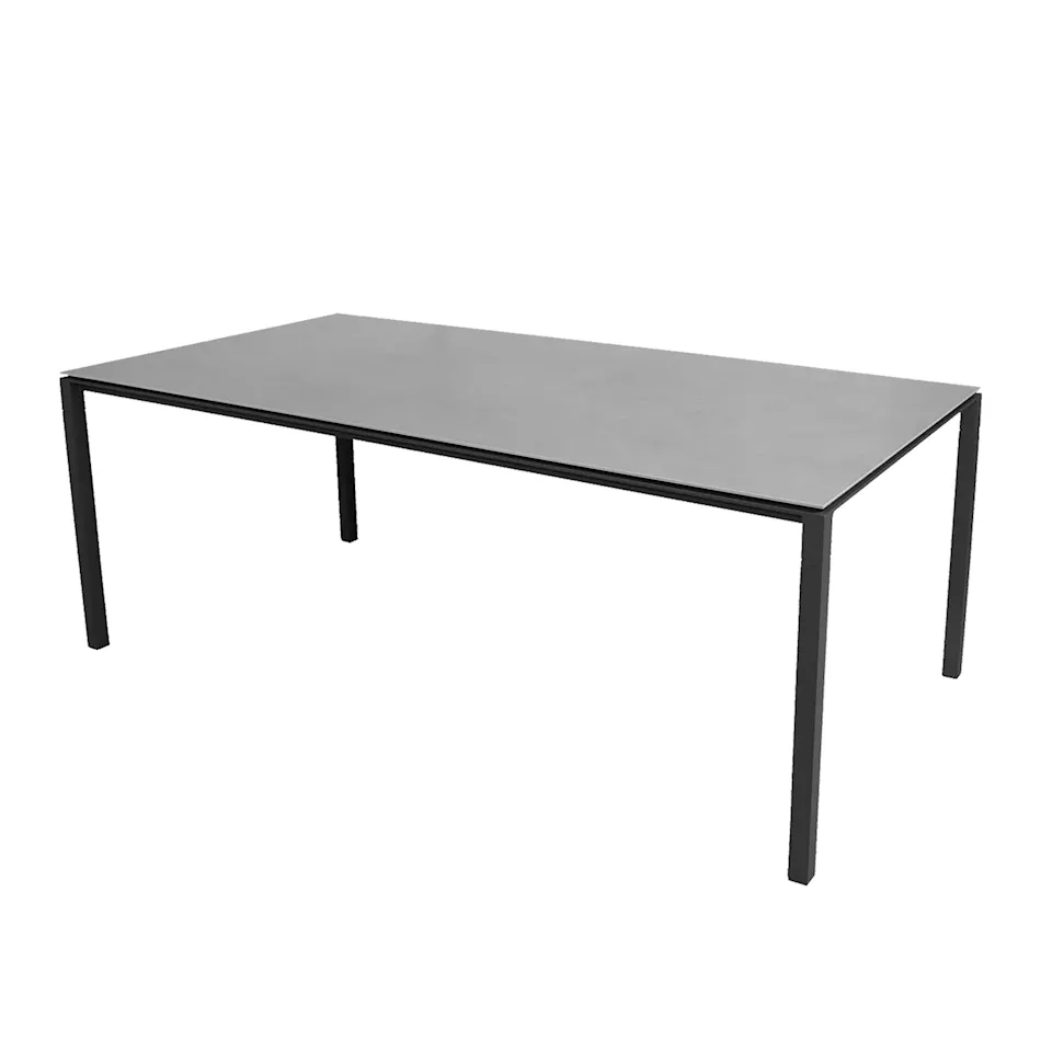 Pure matbord 280x100 cm Lava Grey