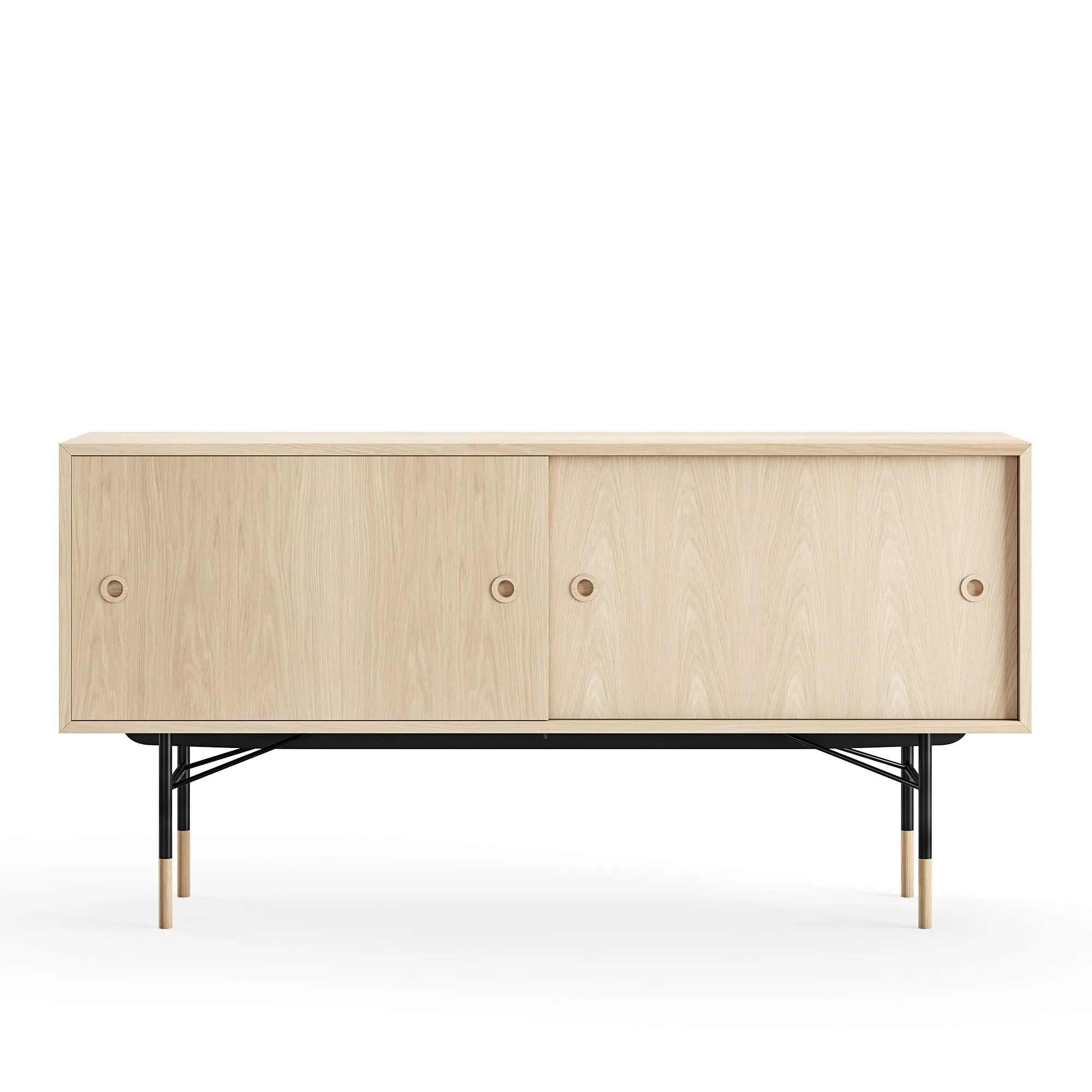 Sideboard utan lådor Oak Veneer