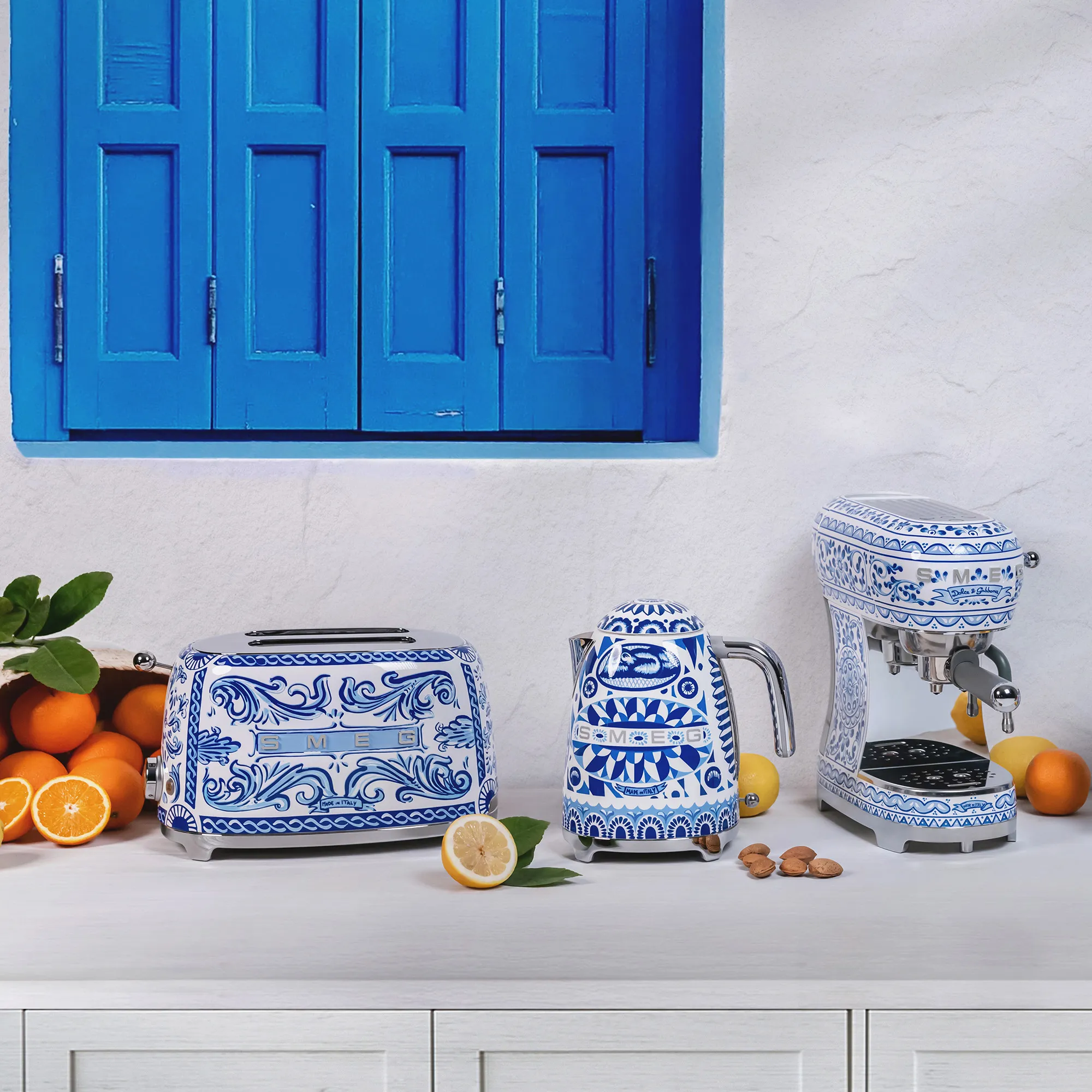 Dolce & Gabbana 2 Slices Toaster  Blue