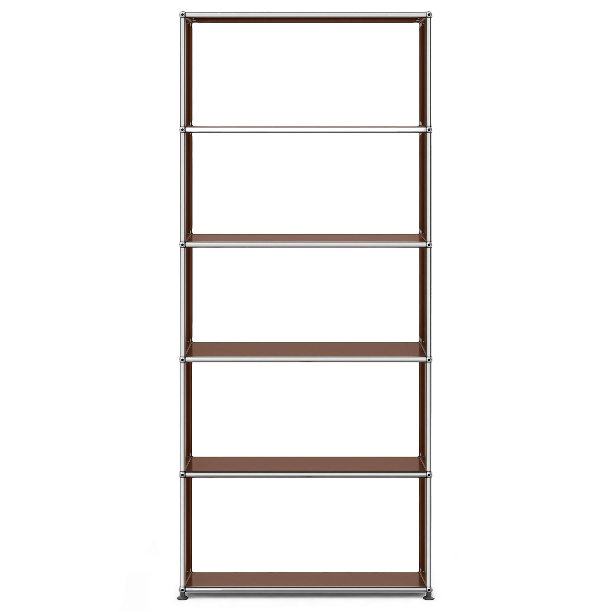 USM - USM Haller 108 Shelving USM Brown - Hyllor & Hyllsystem - Fritz Haller & Paul Sch&auml;rer - Brun - Metall