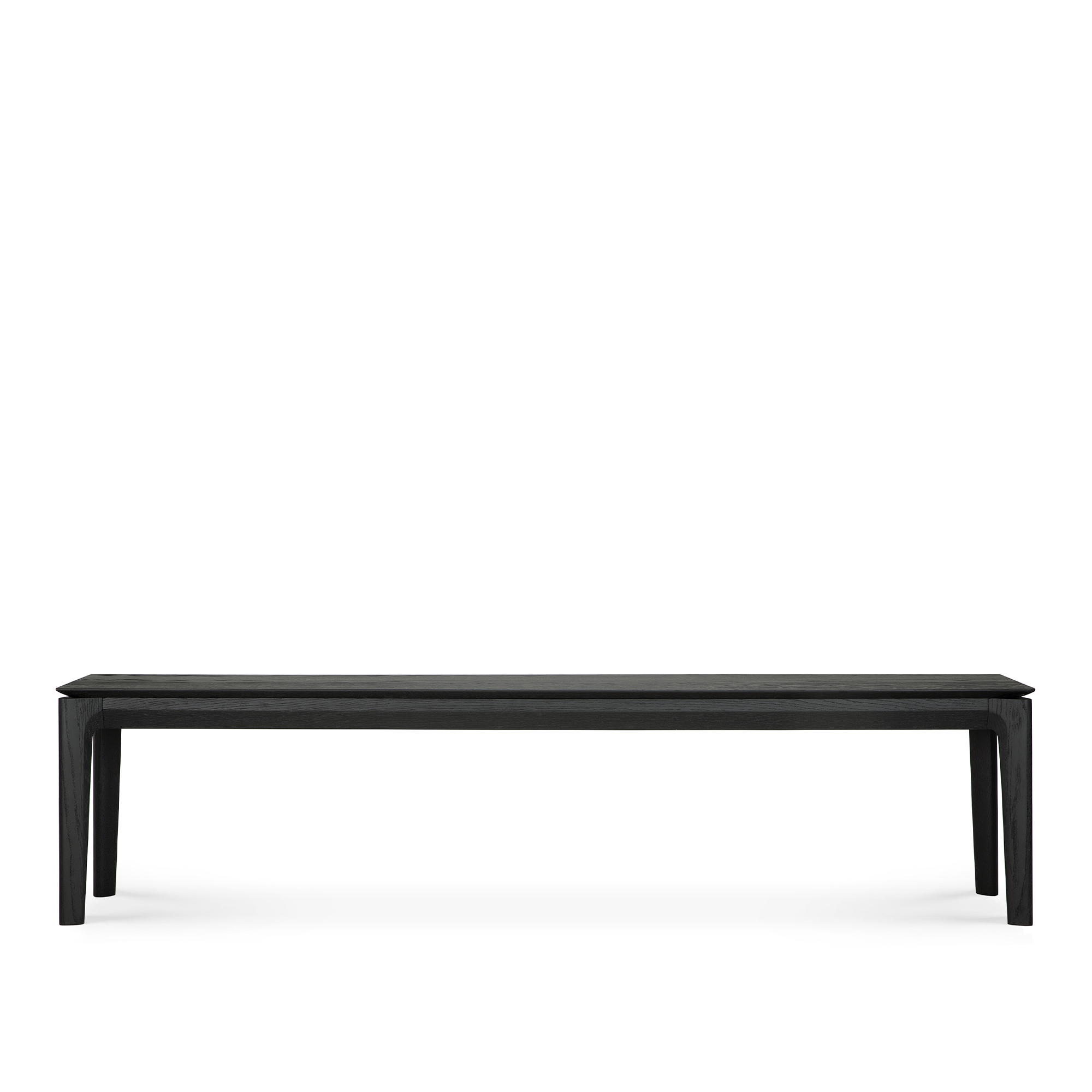 Ethnicraft - Bok Bench Black 186 cm - TV-bänkar - Alain Van Havre - Svart - Trä | Möbler - Förvaring Och Hyllor - Tv-bänkar | Möbelexperten