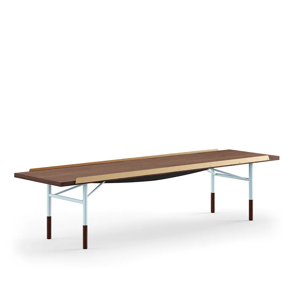 Table Bench bänk Medium med mässingskanter