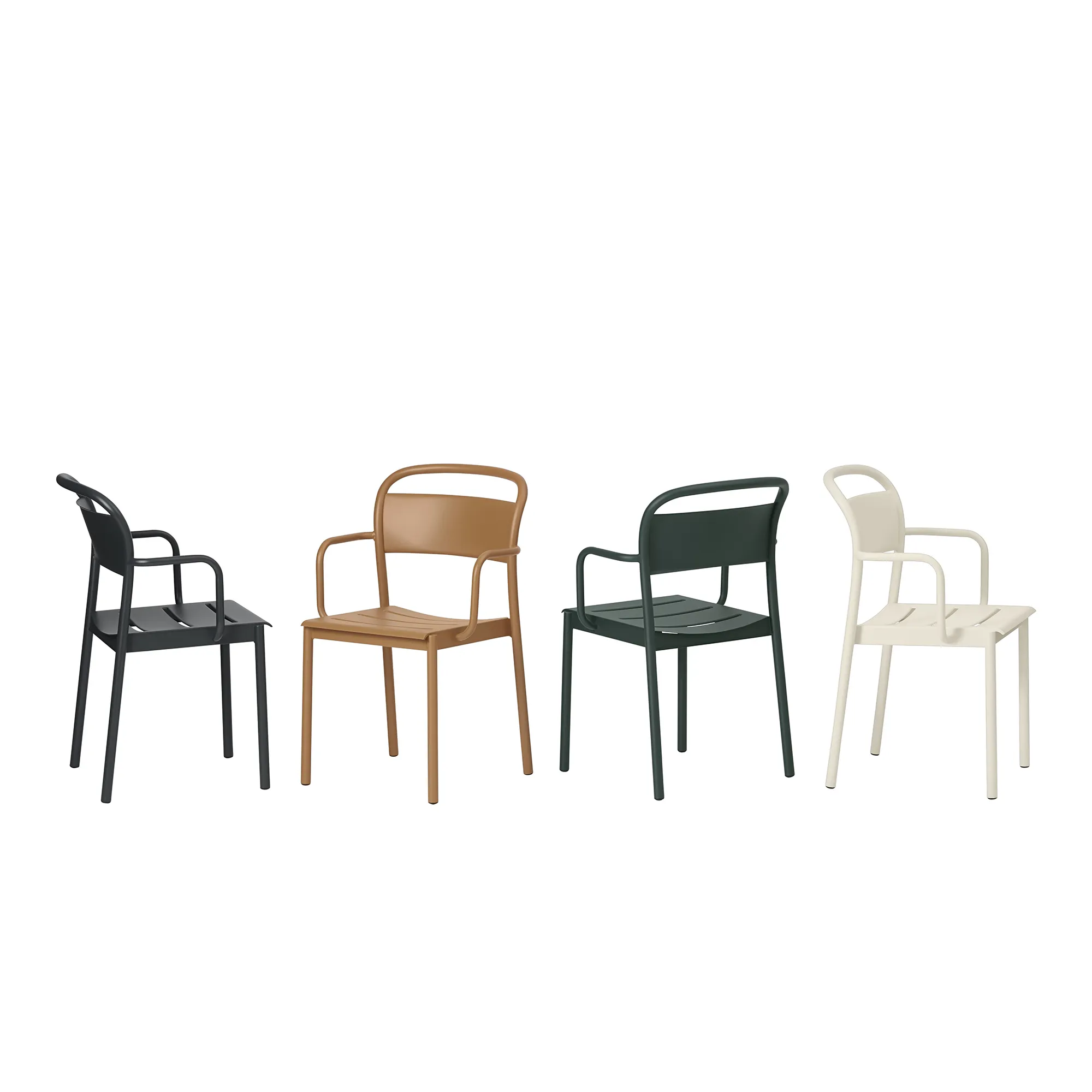 Linear Steel Armchair