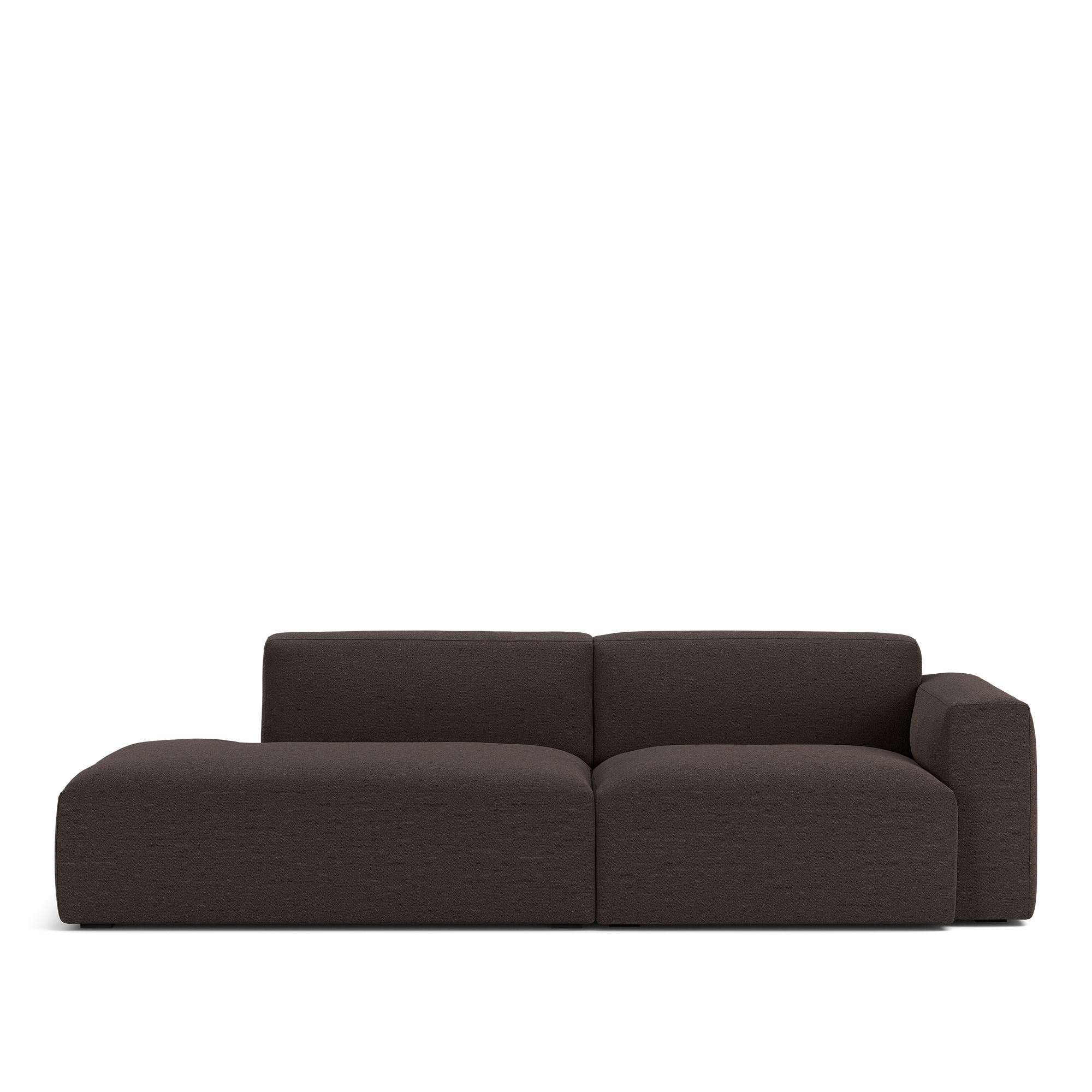 NOGA - Brick 2-Seater Open End Left Lario 120 Removable Upholstery - Soffor