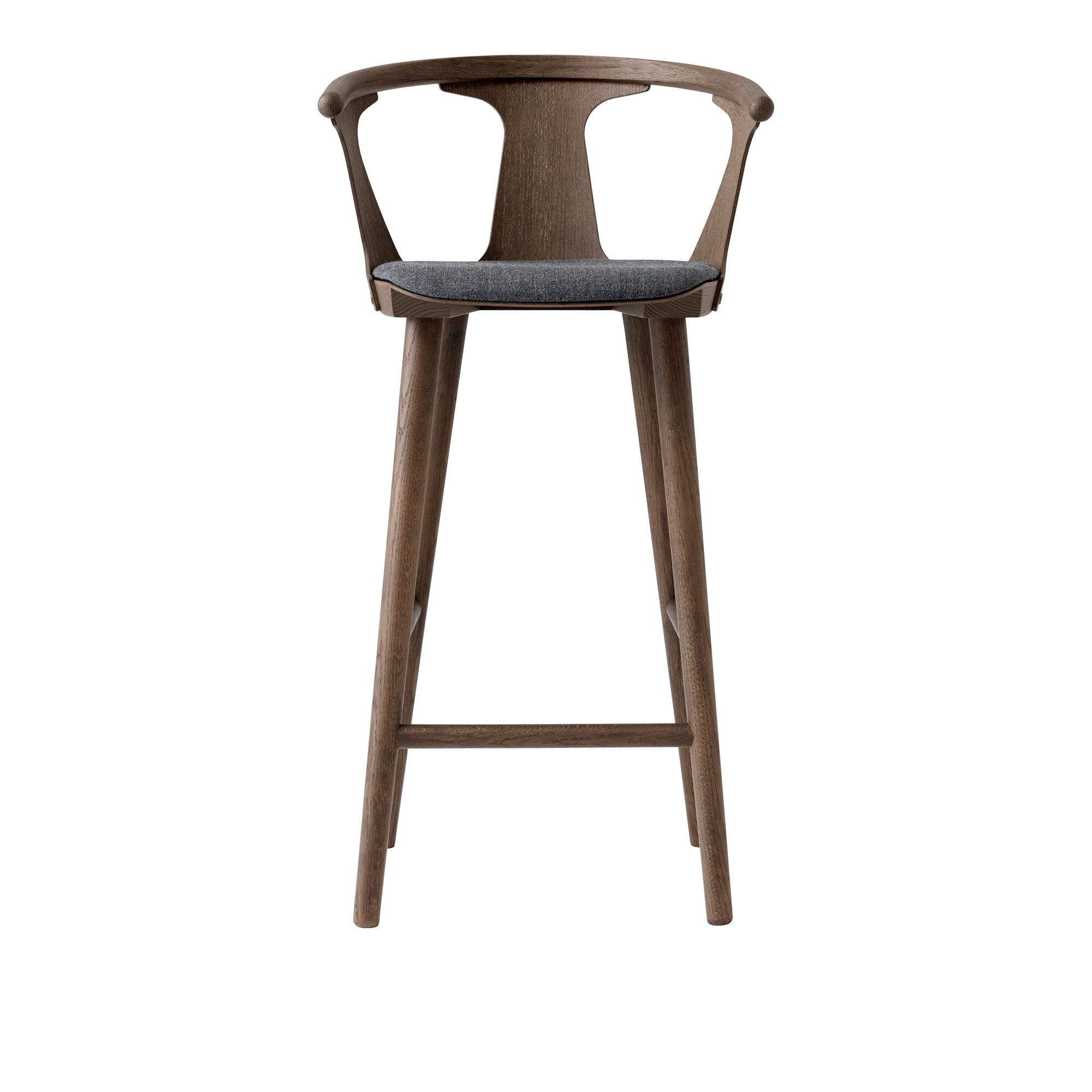 &Tradition - In Between SK10 - Smoked Oiled Oak - Fabric cat.2 - Divina Melange 3 170 - Barstolar & barpallar - Sami Kallio - Trä