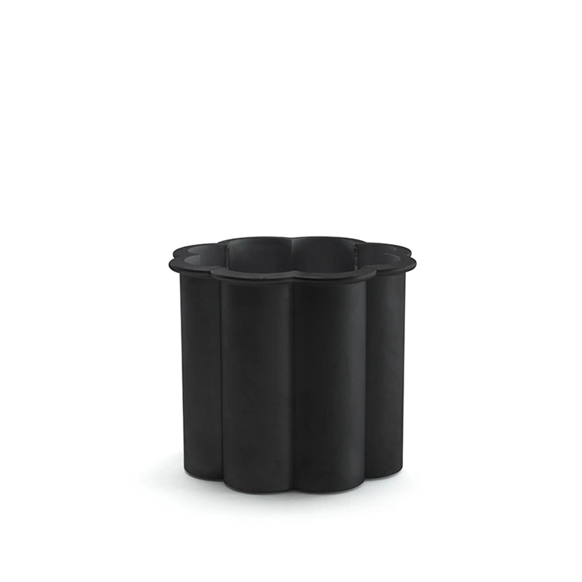 Gråsippa Svart Växtkärl