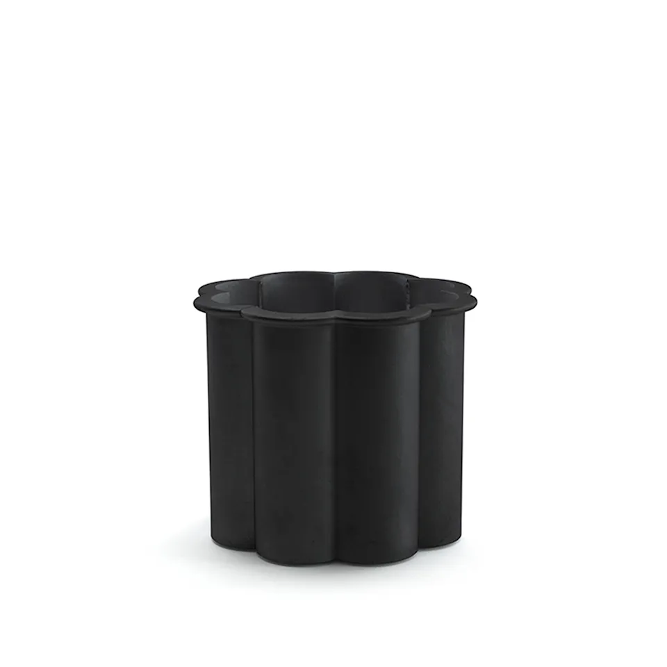 Gråsippa Svart Växtkärl