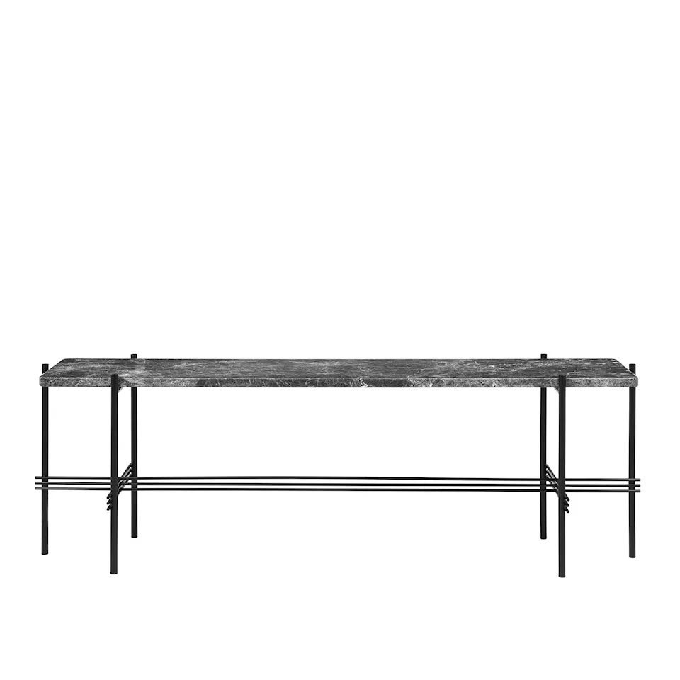 TS konsolbord 1 hyllplan svart