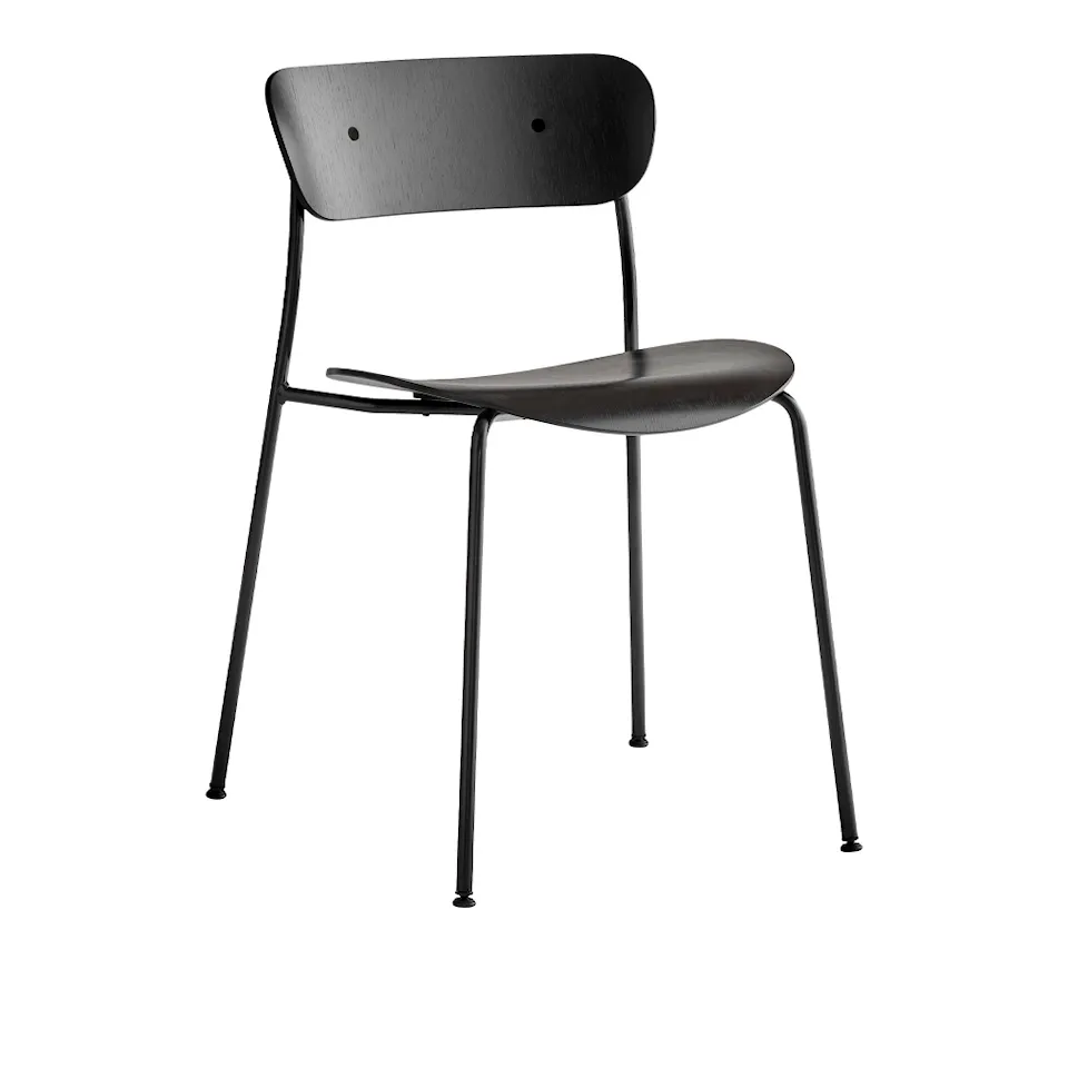 Pavilion Chair AV1 Chrome Finish Black