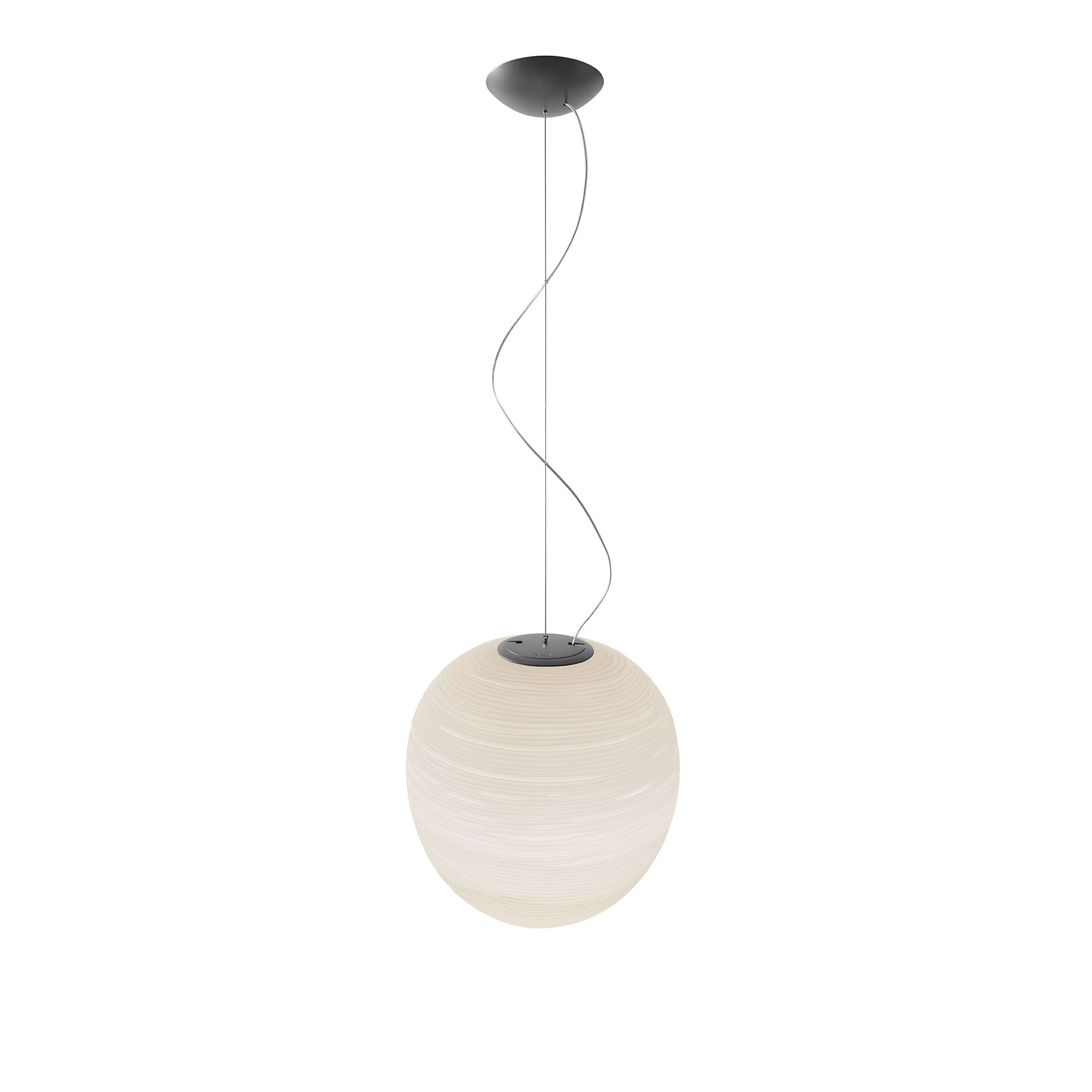 Foscarini - Rituals XL Pendel - Grafitgrå/Vit - Pendellampor - Ludovica & Roberto Palomba - Grå