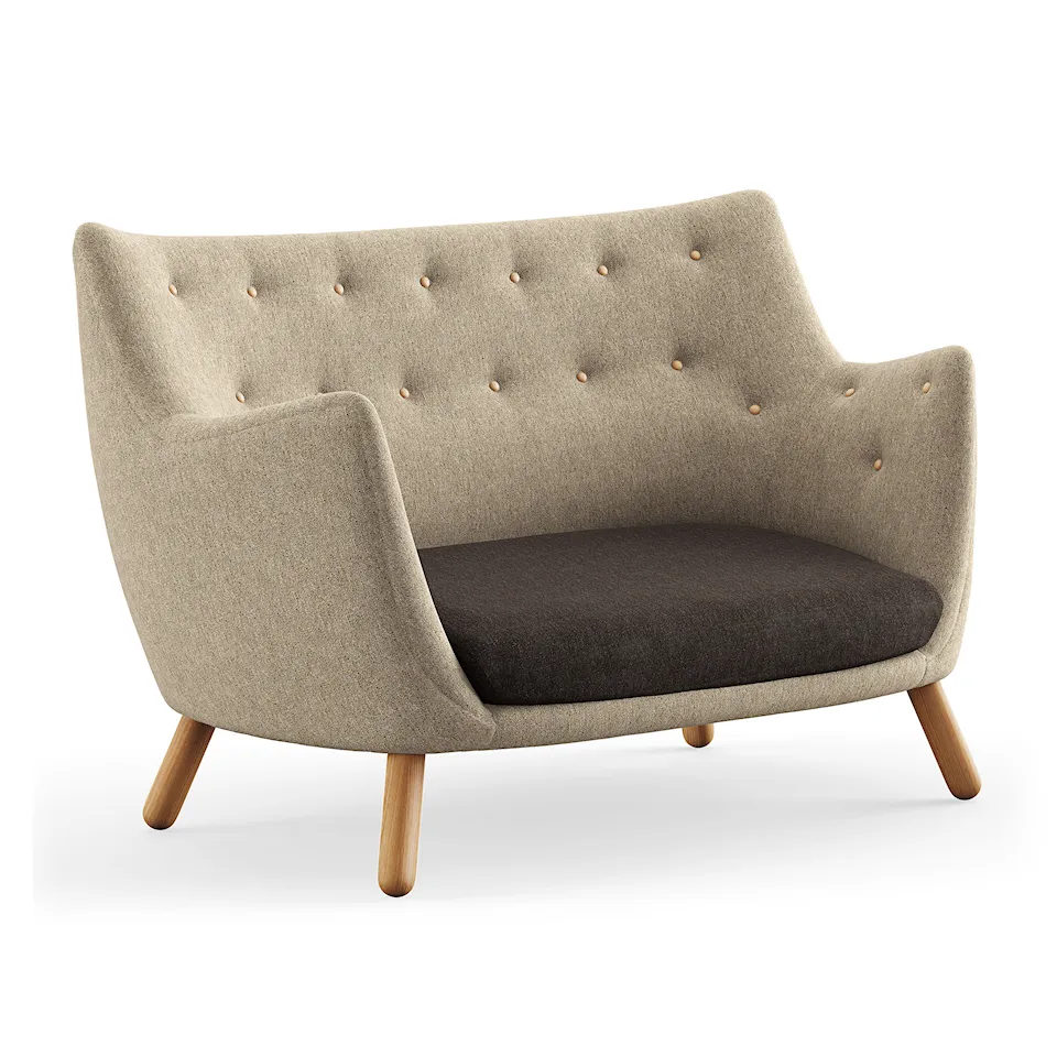 Poet sofa Dark oiled oak