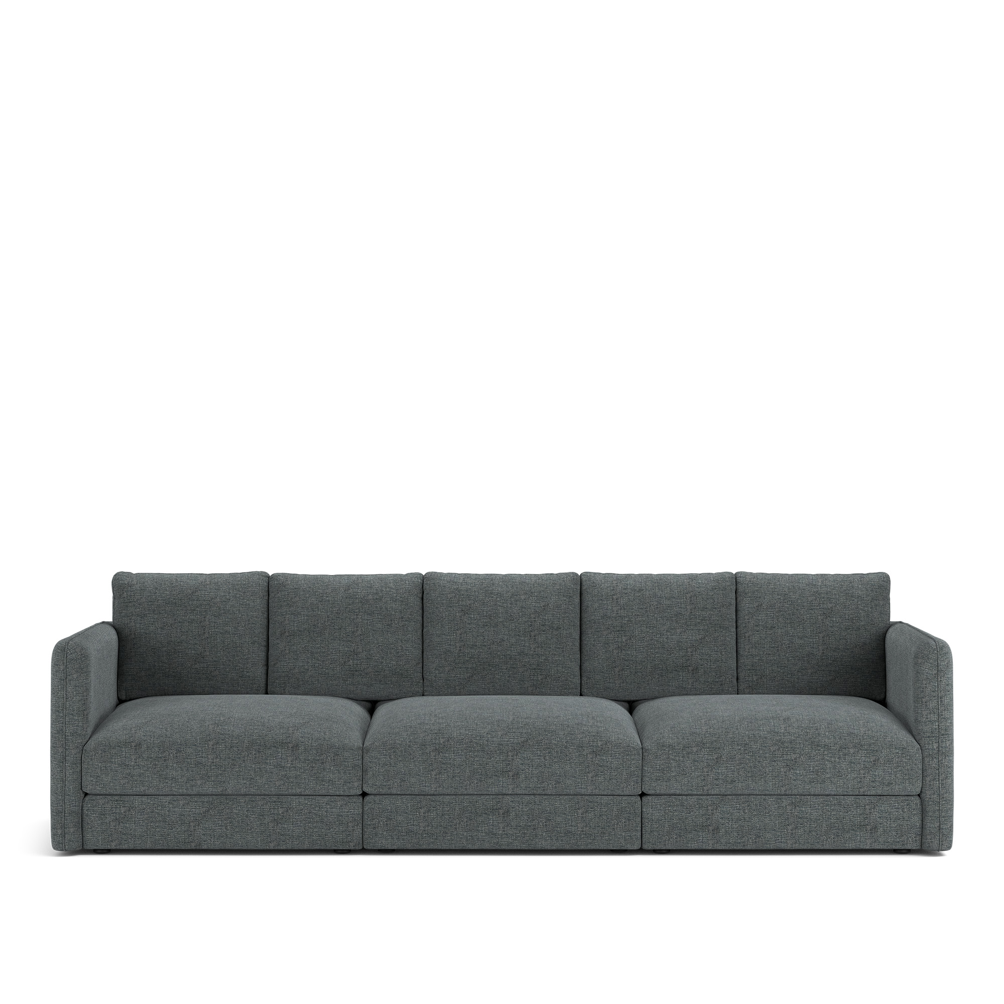 NOGA - Pavarotti 3-Seater, Fixed Cover, Cushion Variant 02, Sienna 03 - Soffor - Bl&aring;
