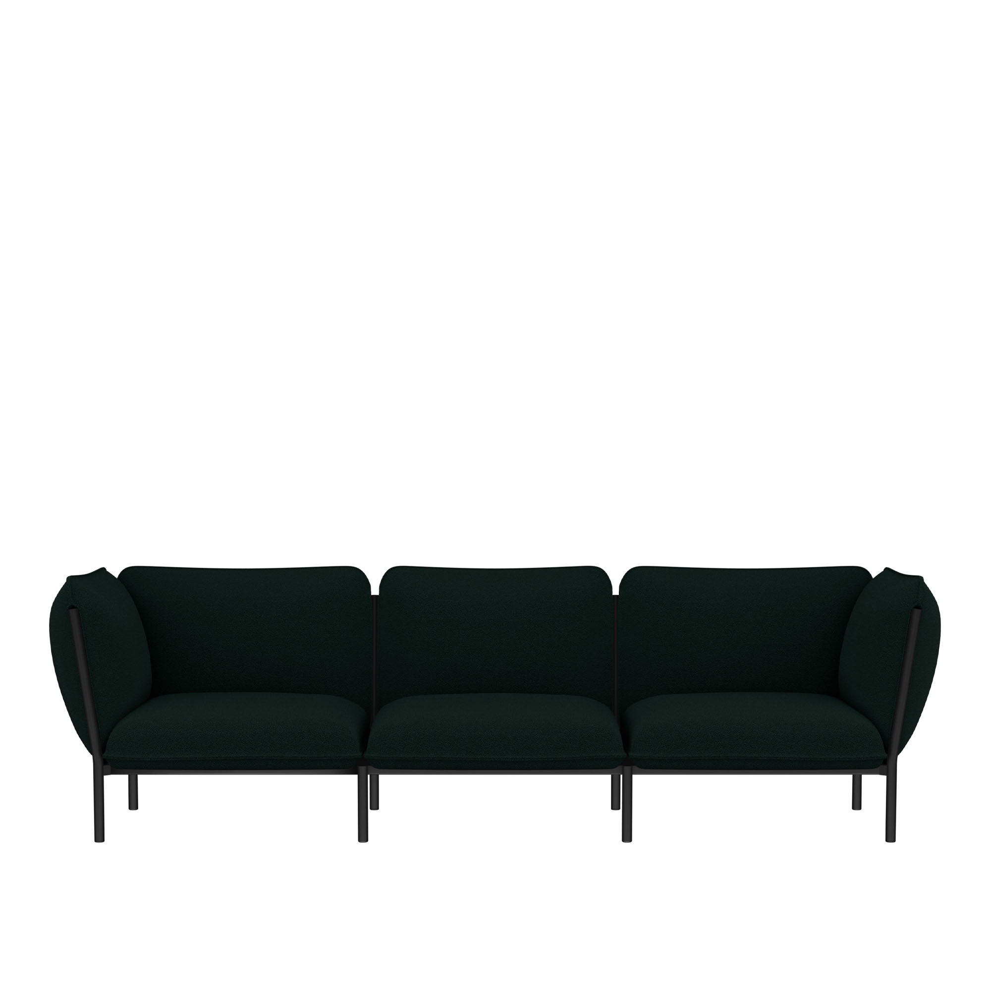 HEM - Kumo 3-seater Sofa with Armrests - Pine - Soffor - Anderssen & Voll - Grön - Metall/Syntetiskt/Skum/Ull