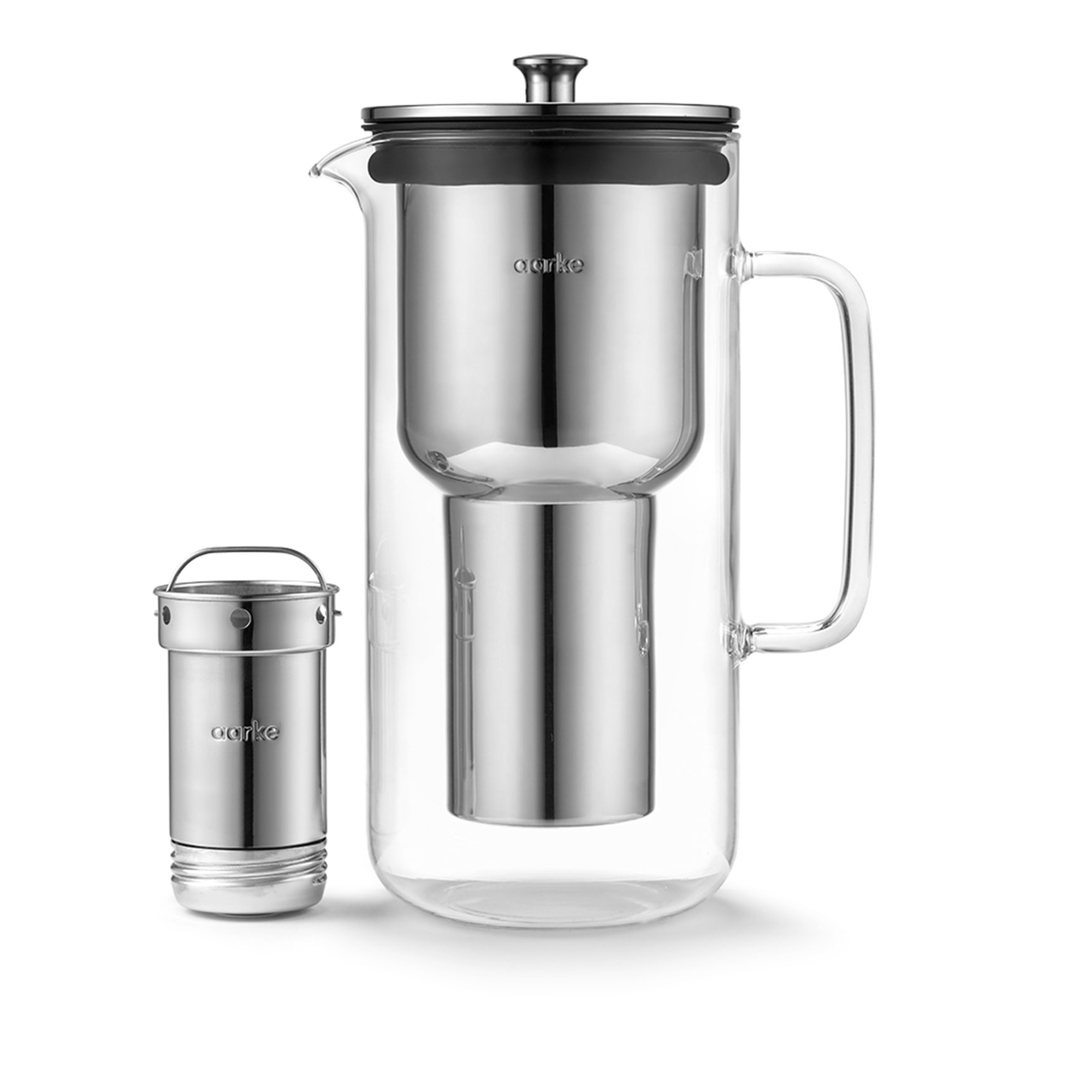 Aarke - Purifier - Tillbringare - Glas/Metall/Syntetiskt