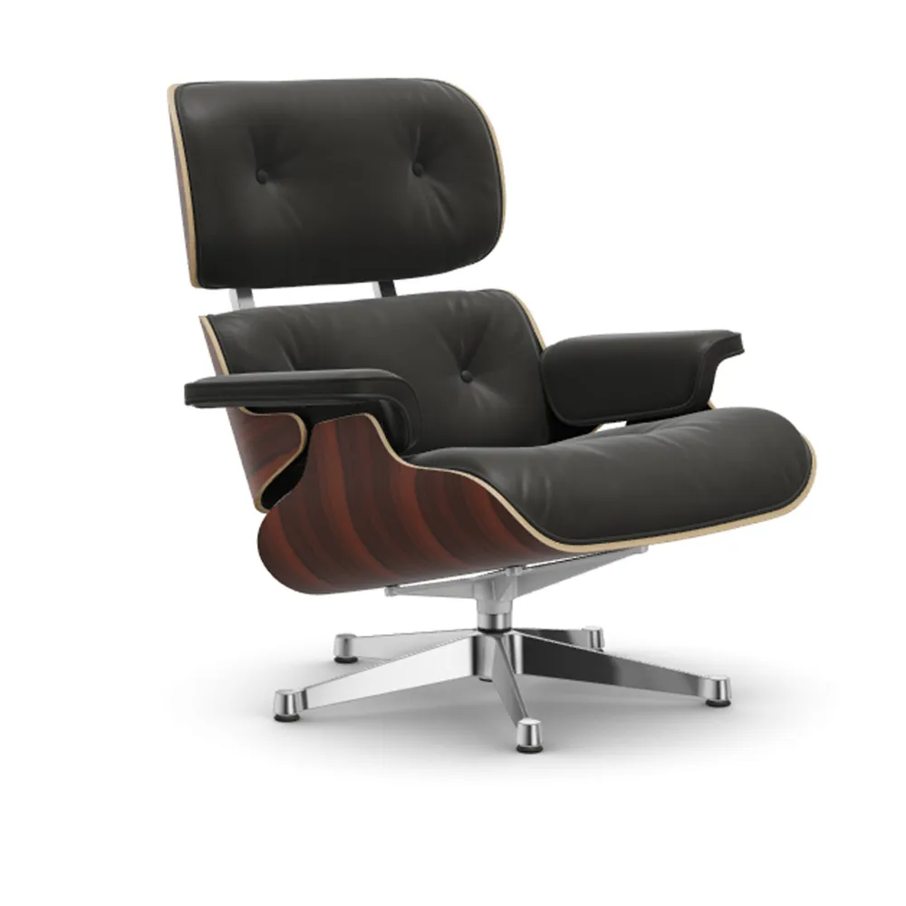 Eames Lounge Chair Santos Palisander Polished fåtölj